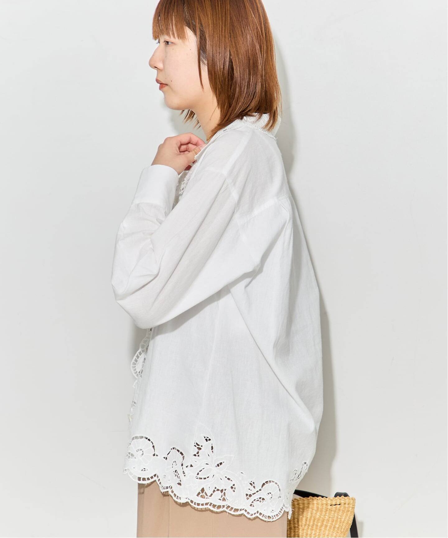 追加予約》刺繍レースシャツ（シャツ／ブラウス）｜JOURNAL STANDARD L