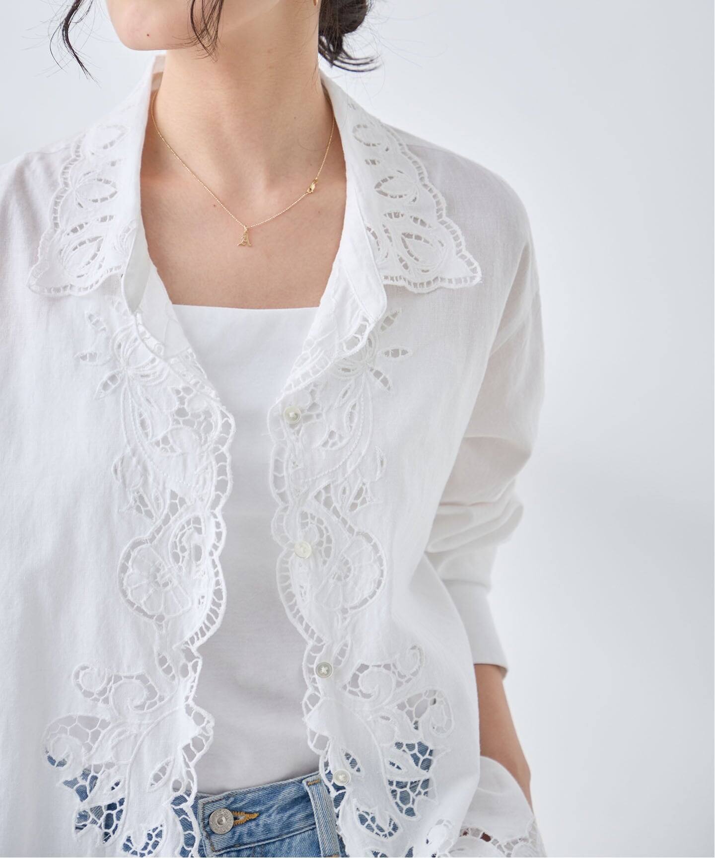 追加》刺繍レースシャツ（シャツ／ブラウス）｜JOURNAL STANDARD L 
