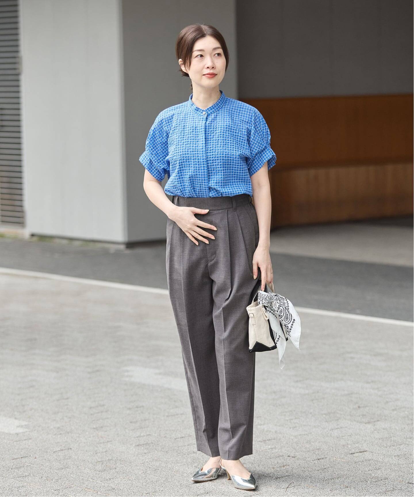 JOURNAL STANDARD L’ESSAGE タックスリーブシャツ 花柄 JOURNAL STANDARD L'ESSAGE｜《WEB限定予約》DEVEAUX/ドットタック