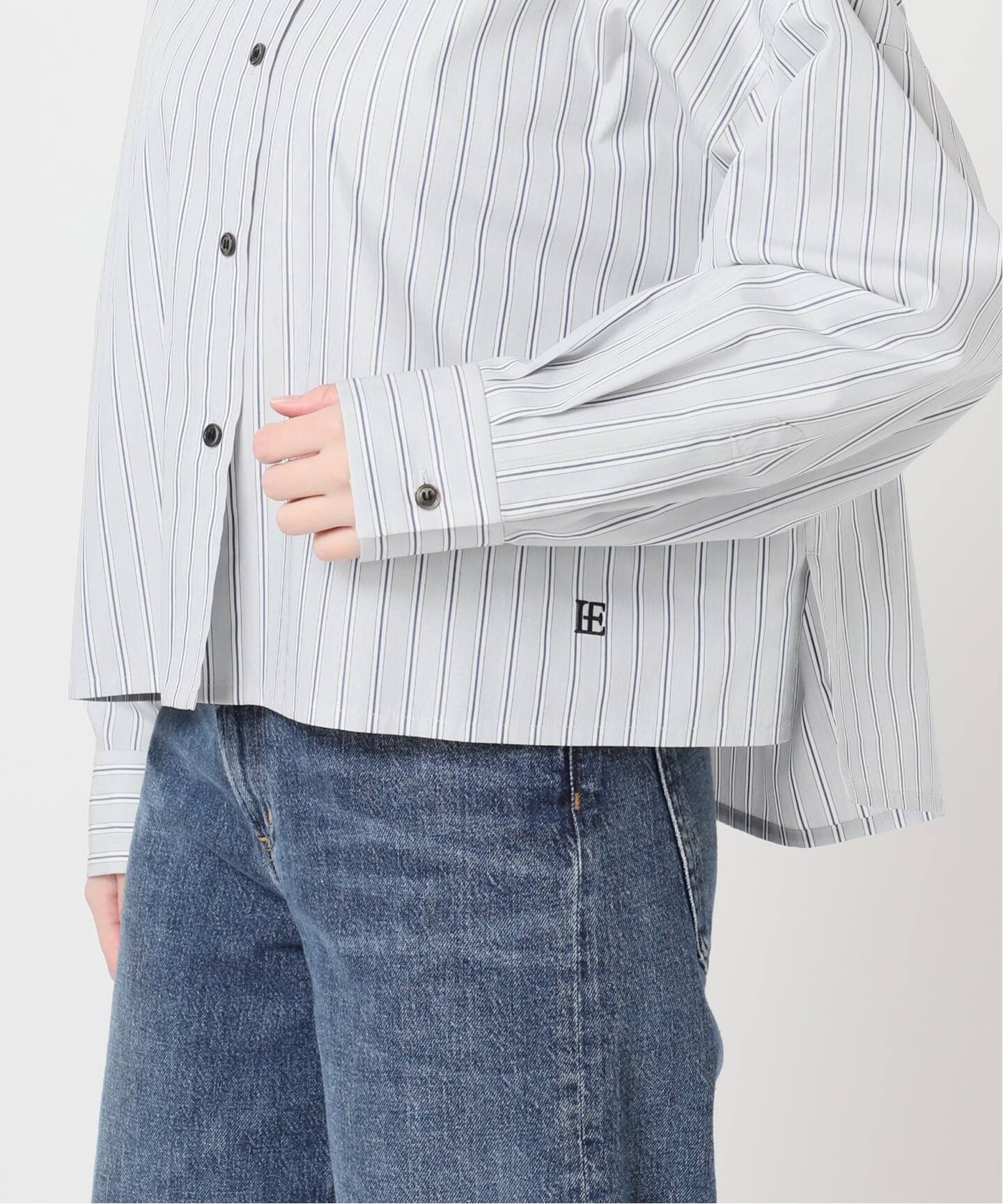 予約》刺繍ショートシャツ（シャツ／ブラウス）｜JOURNAL STANDARD L