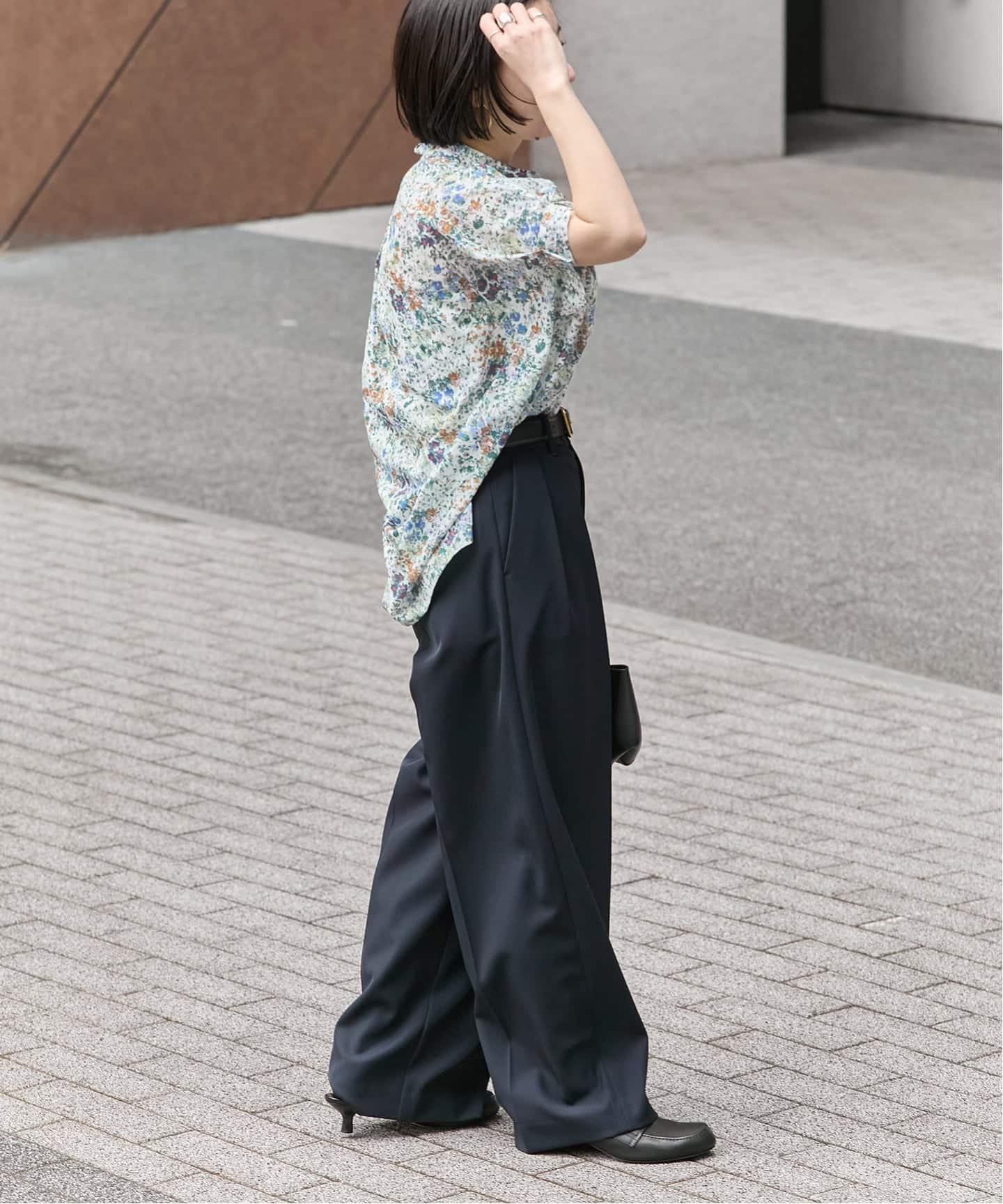 WEB限定追加予約》DEVEAUX/ドットタックスリーブシャツ（シャツ