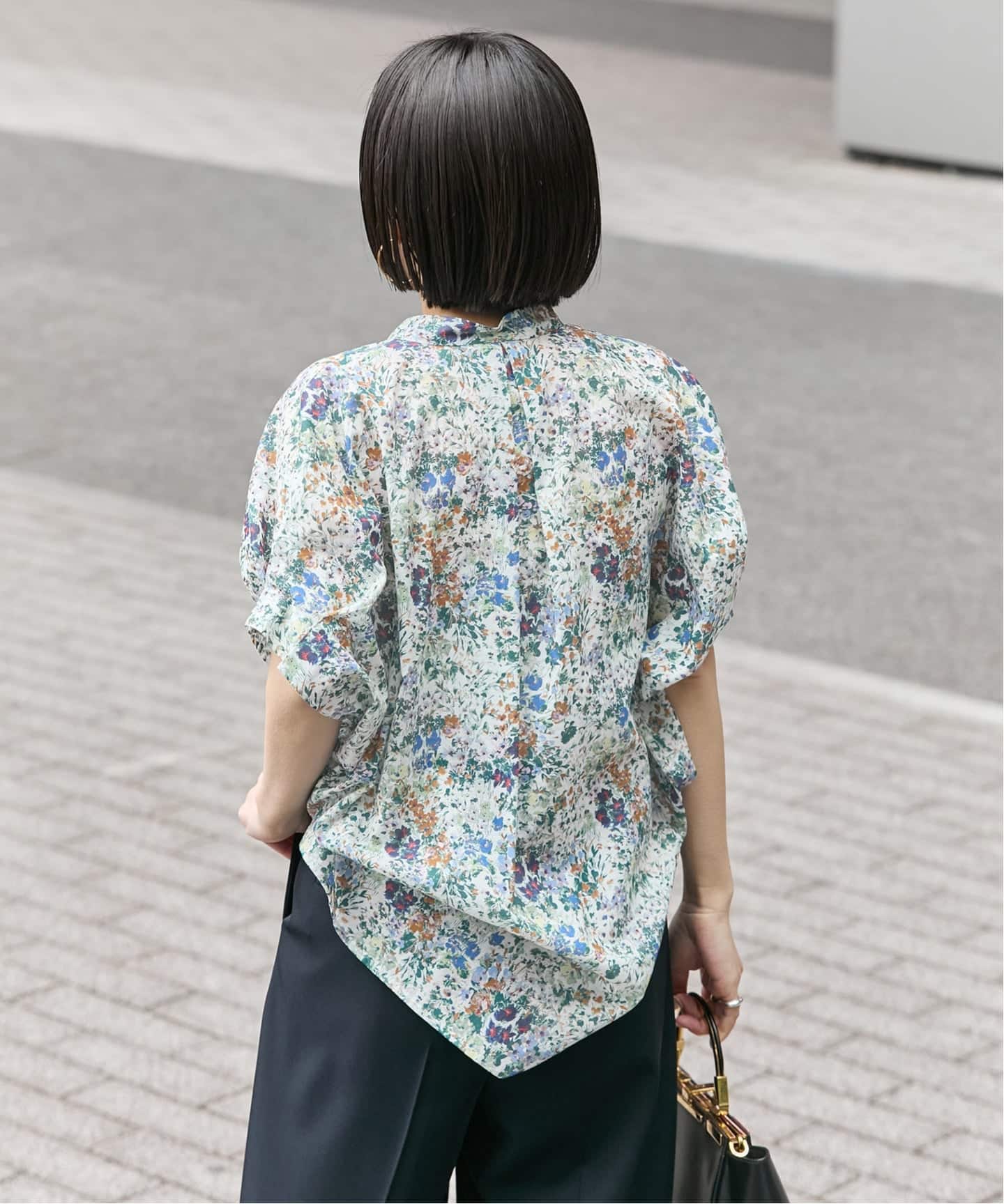 WEB限定追加予約》DEVEAUX/ドットタックスリーブシャツ（シャツ