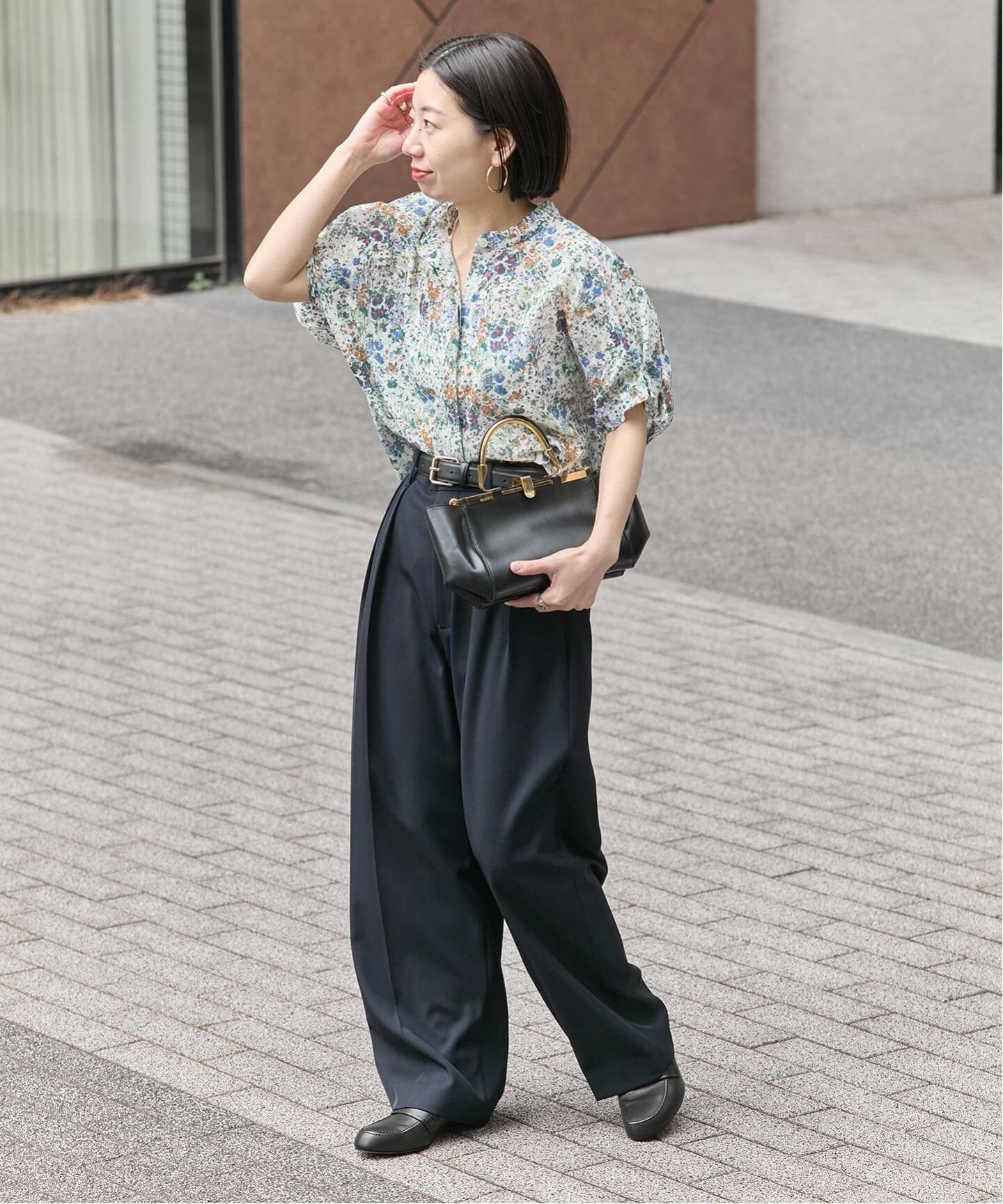 WEB限定カラーあり》DEVEAUX/ドットタックスリーブシャツ（シャツ 