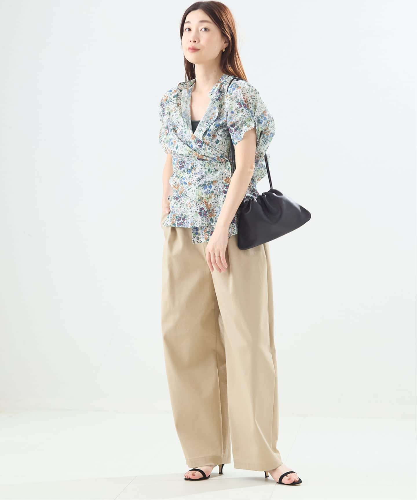 レサージュ DEVEAUX/ドットタックスリーブシャツ　ブラウン WEB限定追加予約》DEVEAUX/ドットタックスリーブシャツ（シャツ