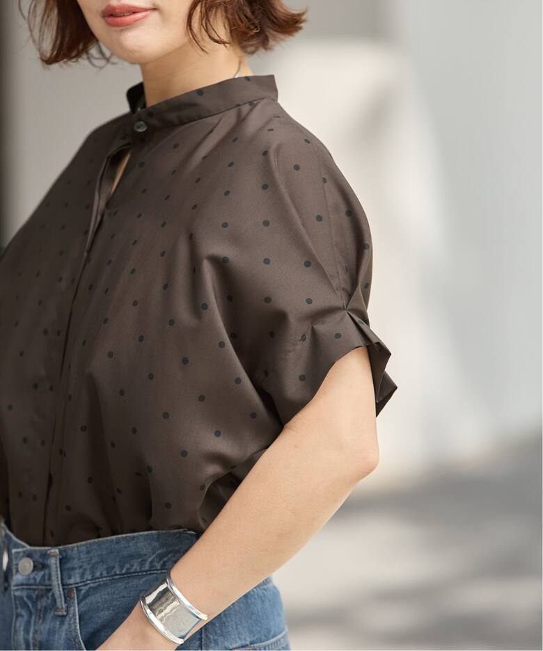 WEB限定カラーあり》DEVEAUX/ドットタックスリーブシャツ（シャツ 