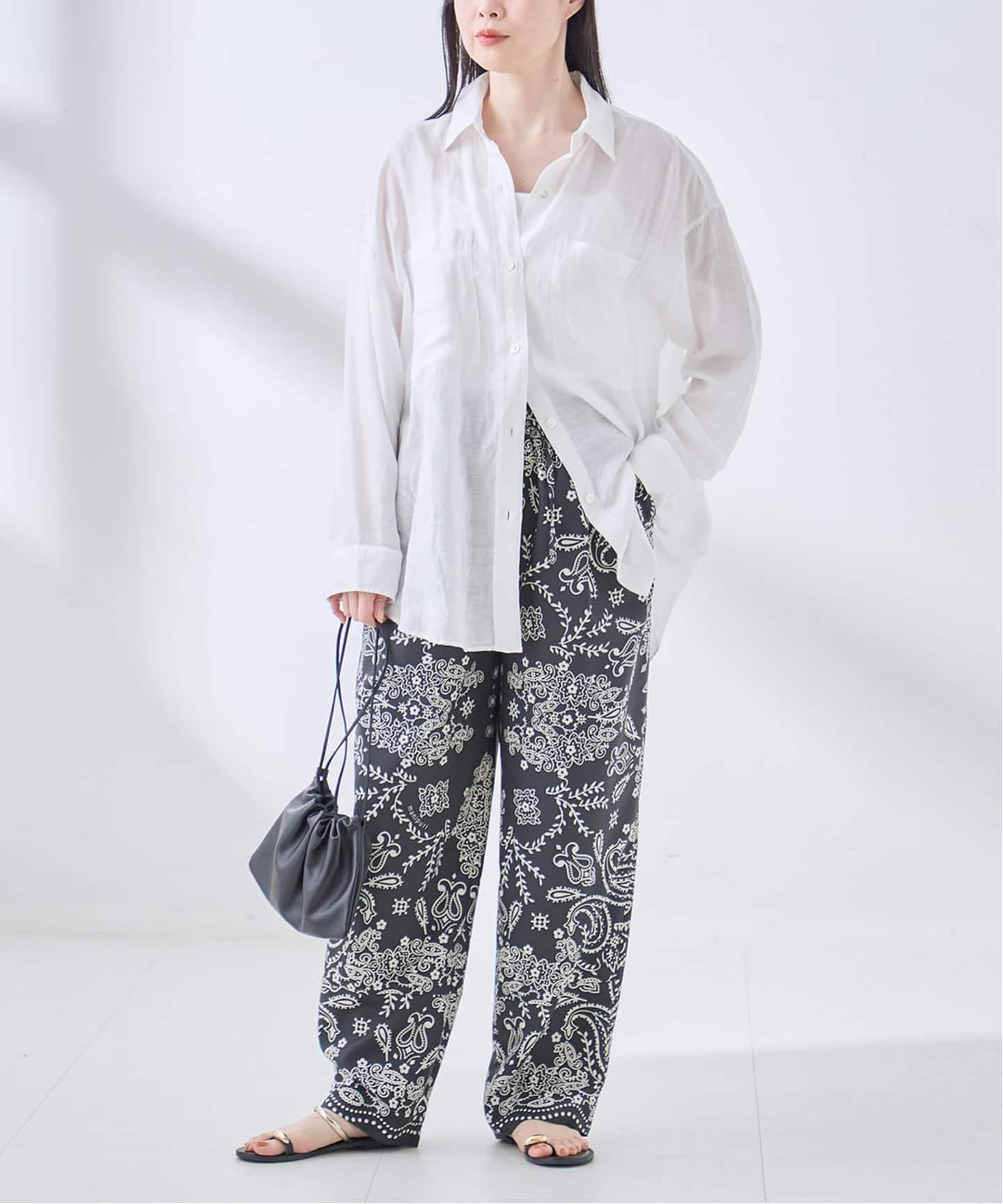 journal standard l'essage リネンビエラ2WAYシャツ リネンビエラ2WAYシャツ（シャツ／ブラウス）｜JOURNAL STANDARD L