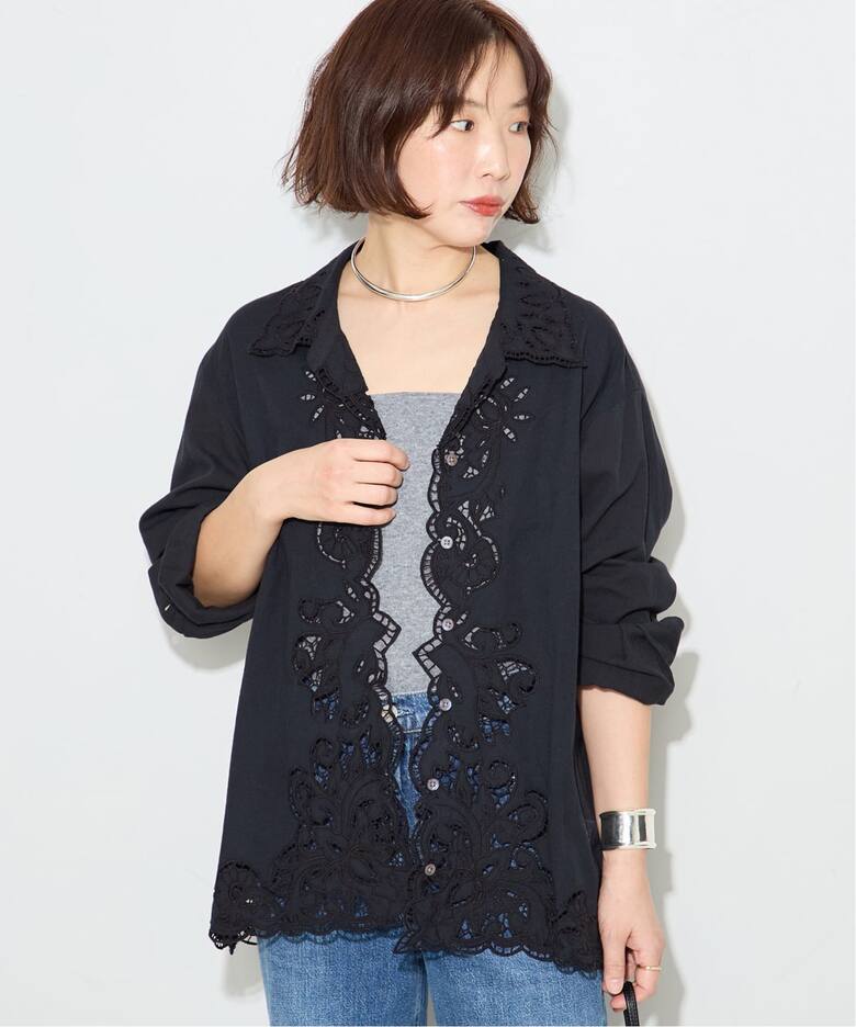 刺繍レースシャツ（シャツ／ブラウス）｜JOURNAL STANDARD L