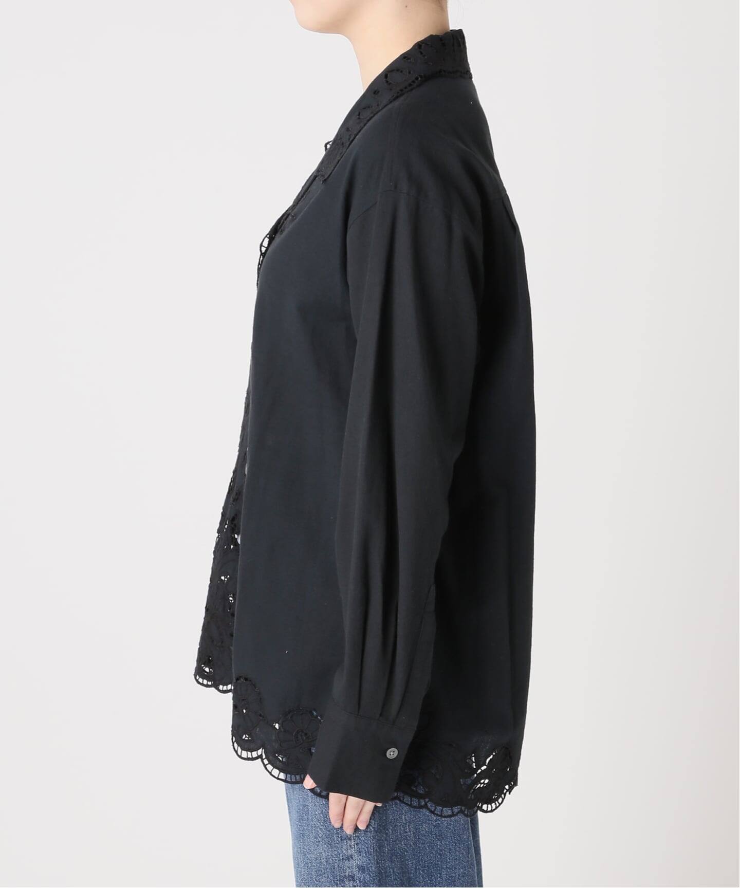 タナカダイスケ　刺繍レース　シャツ　ブラウス　ジャケット sacai - タナカダイスケ 刺繍レース シャツ ブラウス ジャケットの通販