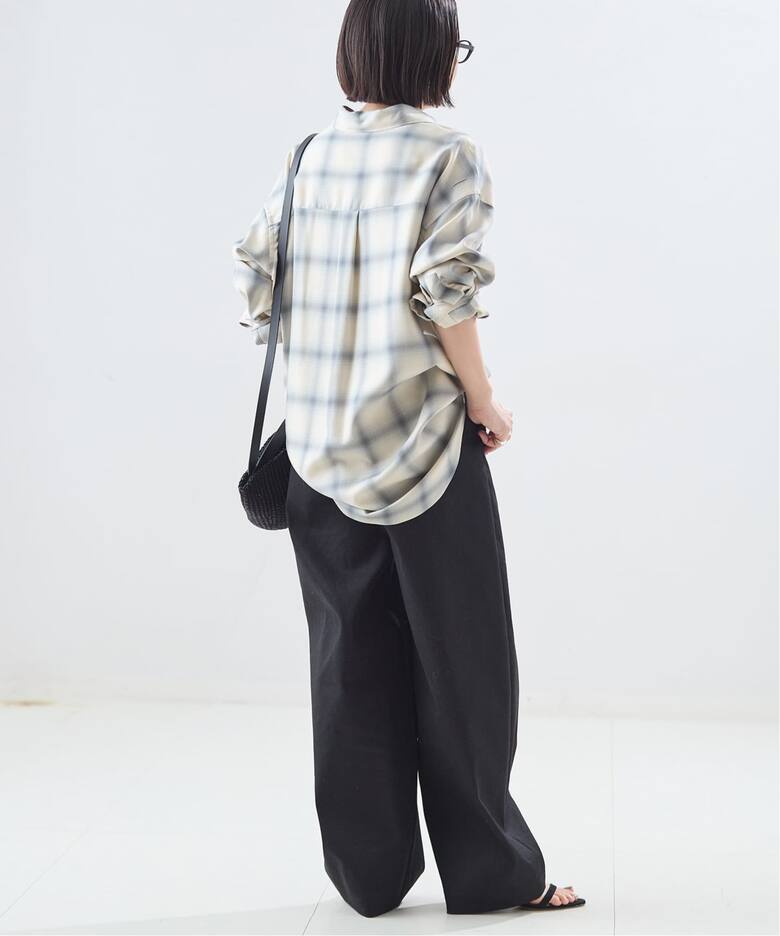 チェックカシュクールシャツ（シャツ／ブラウス）｜JOURNAL STANDARD L 