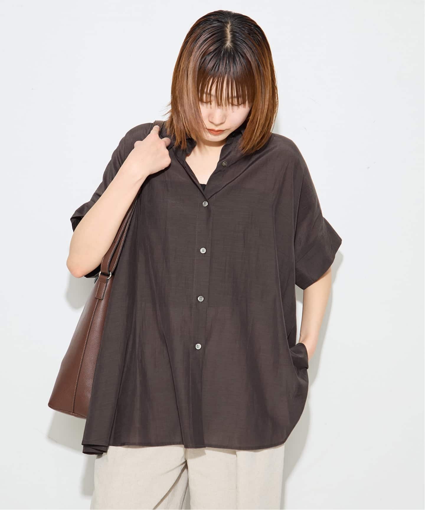 JOURNAL STANDARD L'ESSAGE ブロードドルマンシャツ ライトローンドルマンシャツ（シャツ／ブラウス）｜JOURNAL STANDARD L