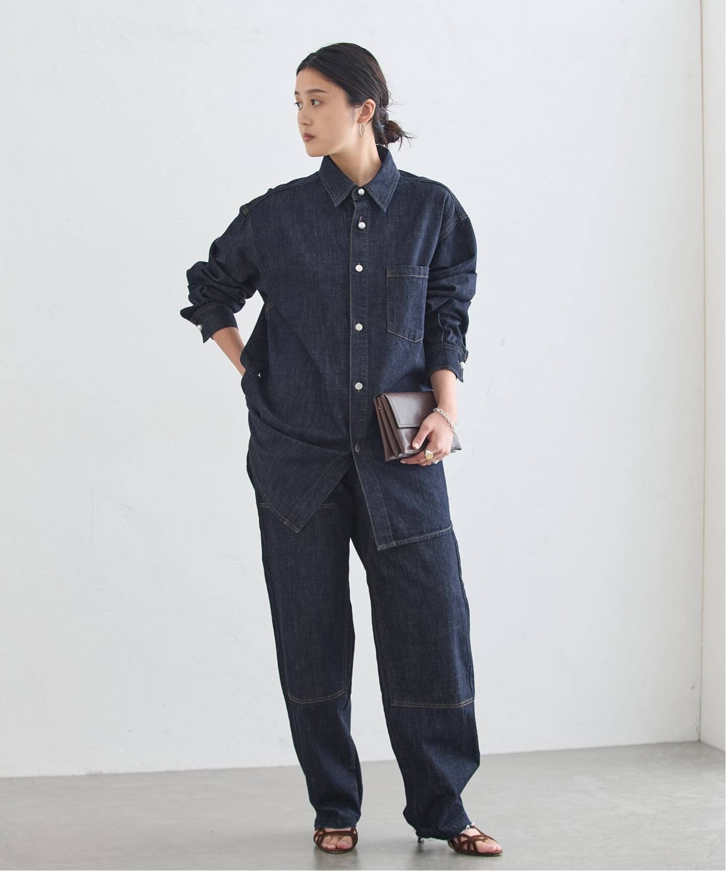 パールボタンデニムシャツ（シャツ／ブラウス）｜JOURNAL STANDARD L 