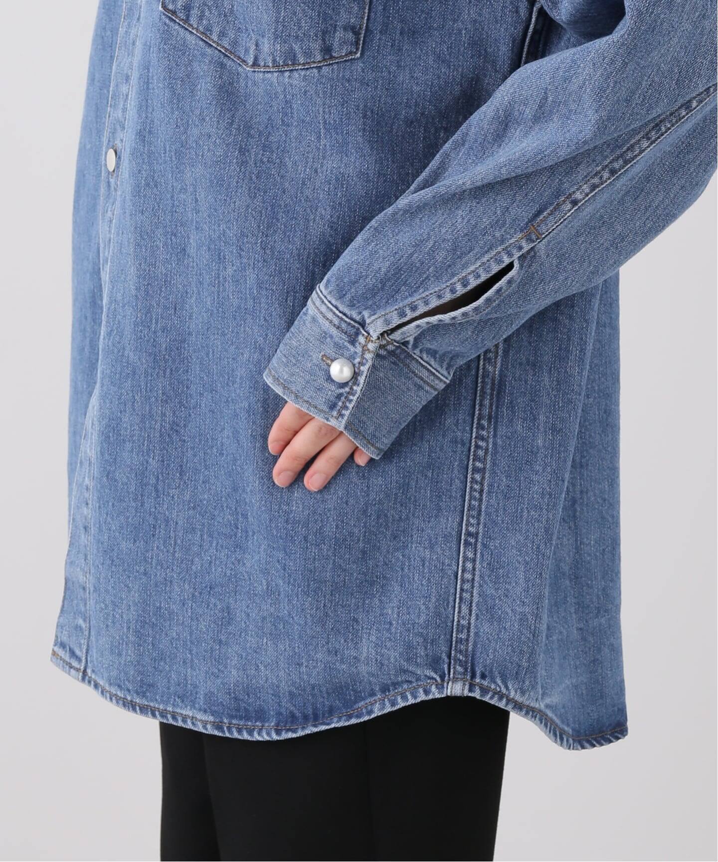 パールボタンデニムシャツ（シャツ／ブラウス）｜JOURNAL STANDARD L 