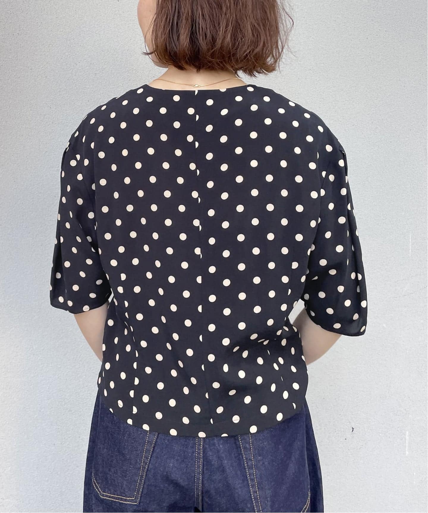 新品Journal Standard L'ESSAGE タックスリーブシャツ IPEKERドットタックスリーブシャツ（シャツ／ブラウス）｜JOURNAL