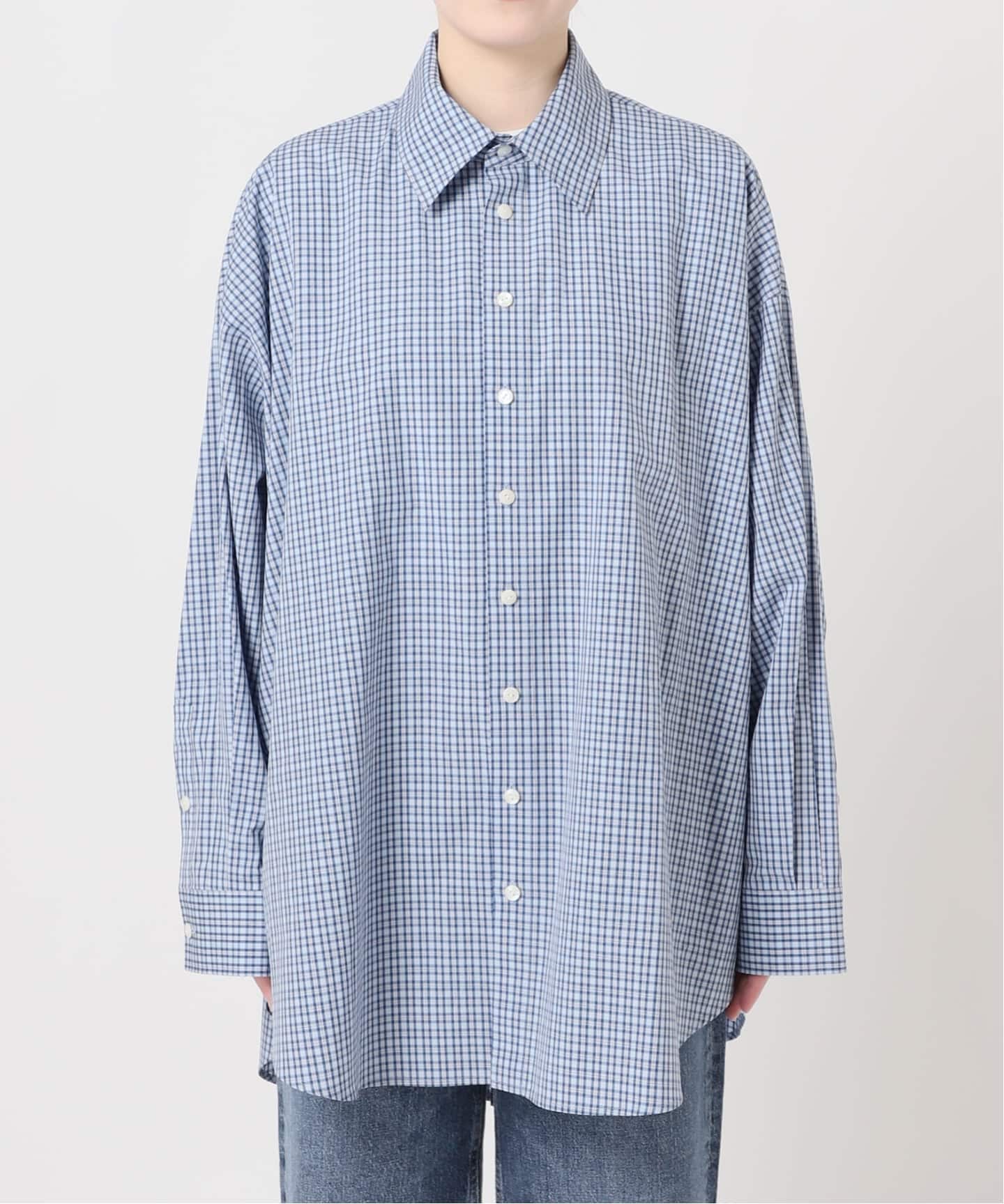 予約》【Uhr/ウーア】2Way Big Shirt：シャツ（シャツ／ブラウス