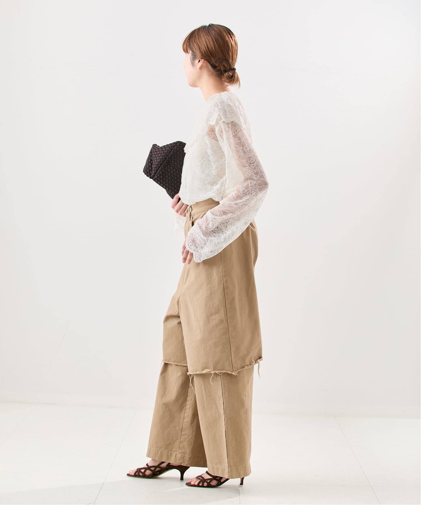 Uhr/ウーア】Lace Shirt：レースシャツ（シャツ／ブラウス）｜JOURNAL