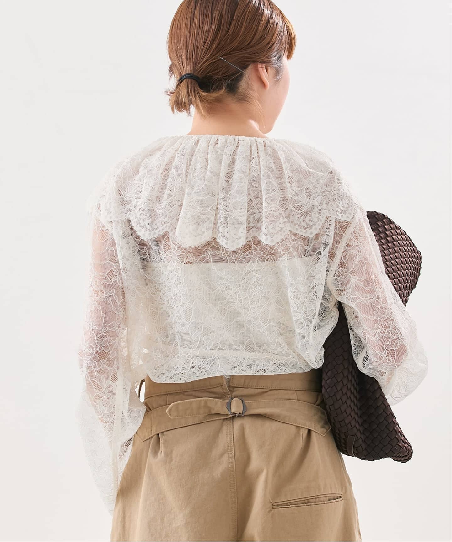 Uhr/ウーア】Lace Shirt：レースシャツ（シャツ／ブラウス）｜JOURNAL