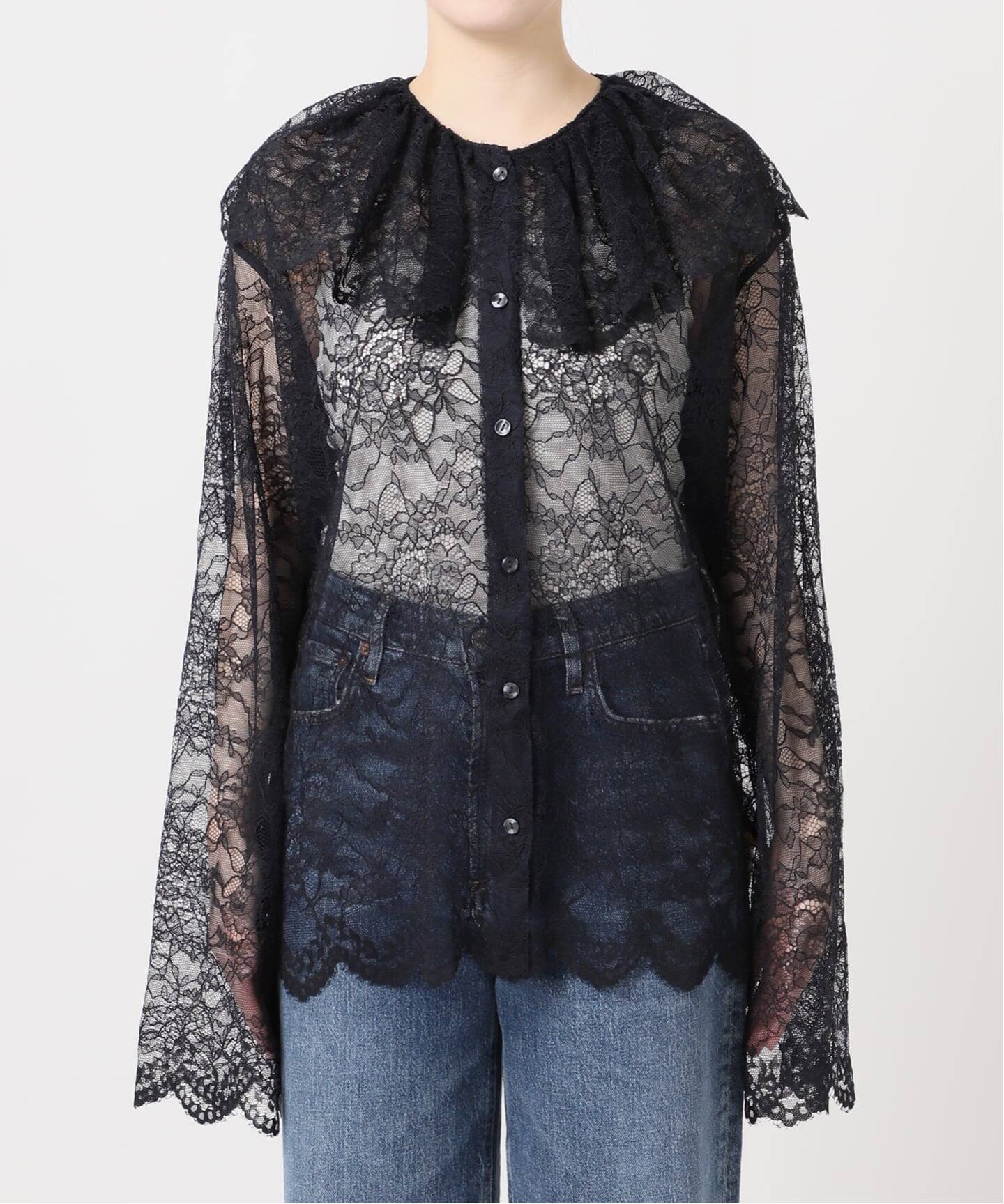 Uhr/ウーア】Lace Shirt：レースシャツ（シャツ／ブラウス）｜JOURNAL
