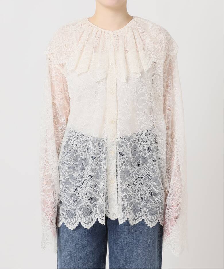 Uhr/ウーア】Lace Shirt：レースシャツ（シャツ／ブラウス）｜JOURNAL 
