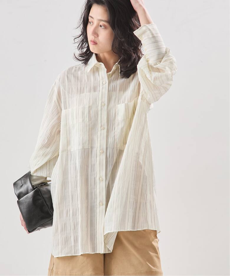 Uhr/ウーア】 Sheer Shirt：シャツ（シャツ／ブラウス）｜JOURNAL 