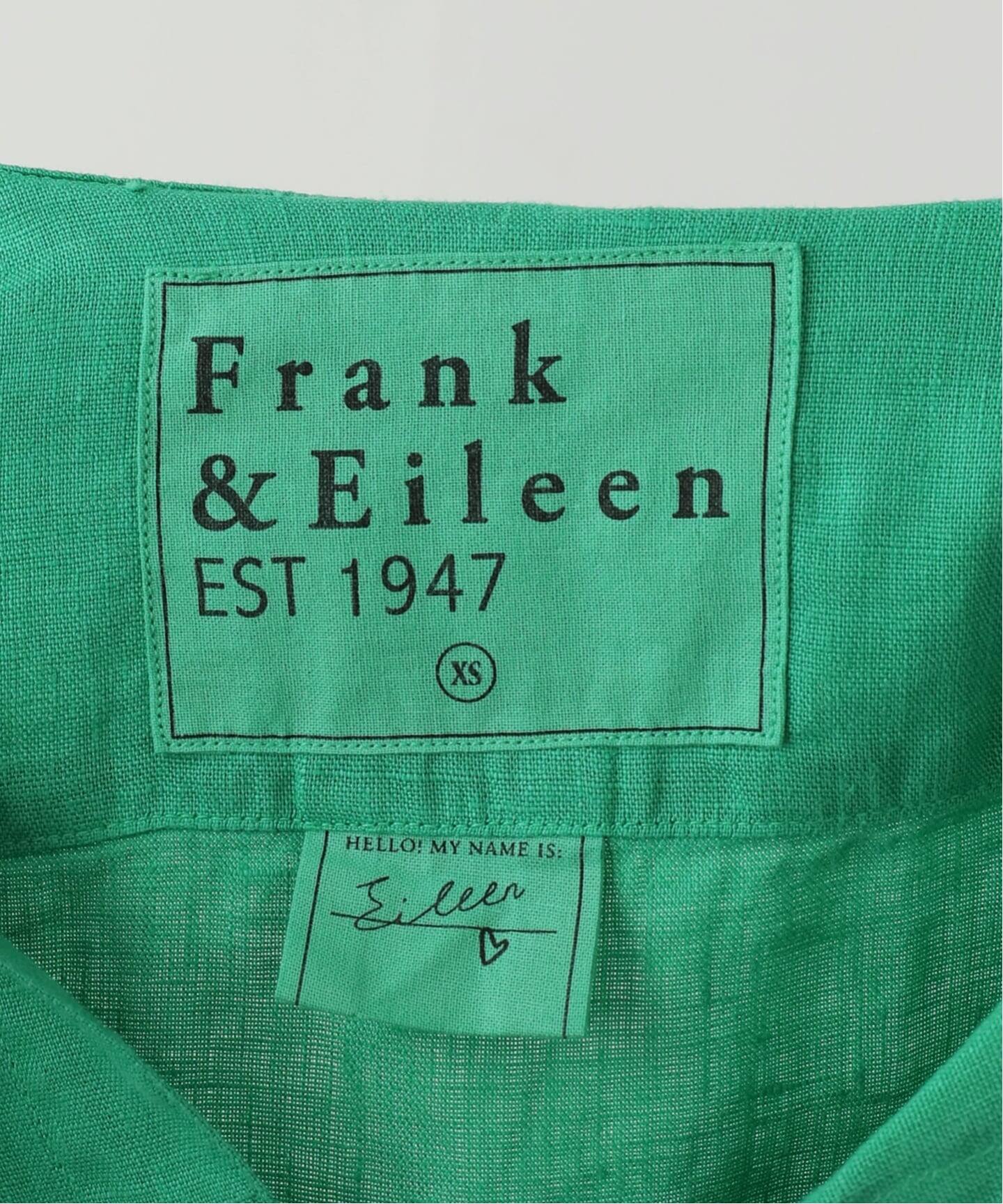 Frank&amp;Eileen シャツ グリーン 緑色 Frank&Eileen - Frank&Eileen フランクアンドアイリーン カジュアル