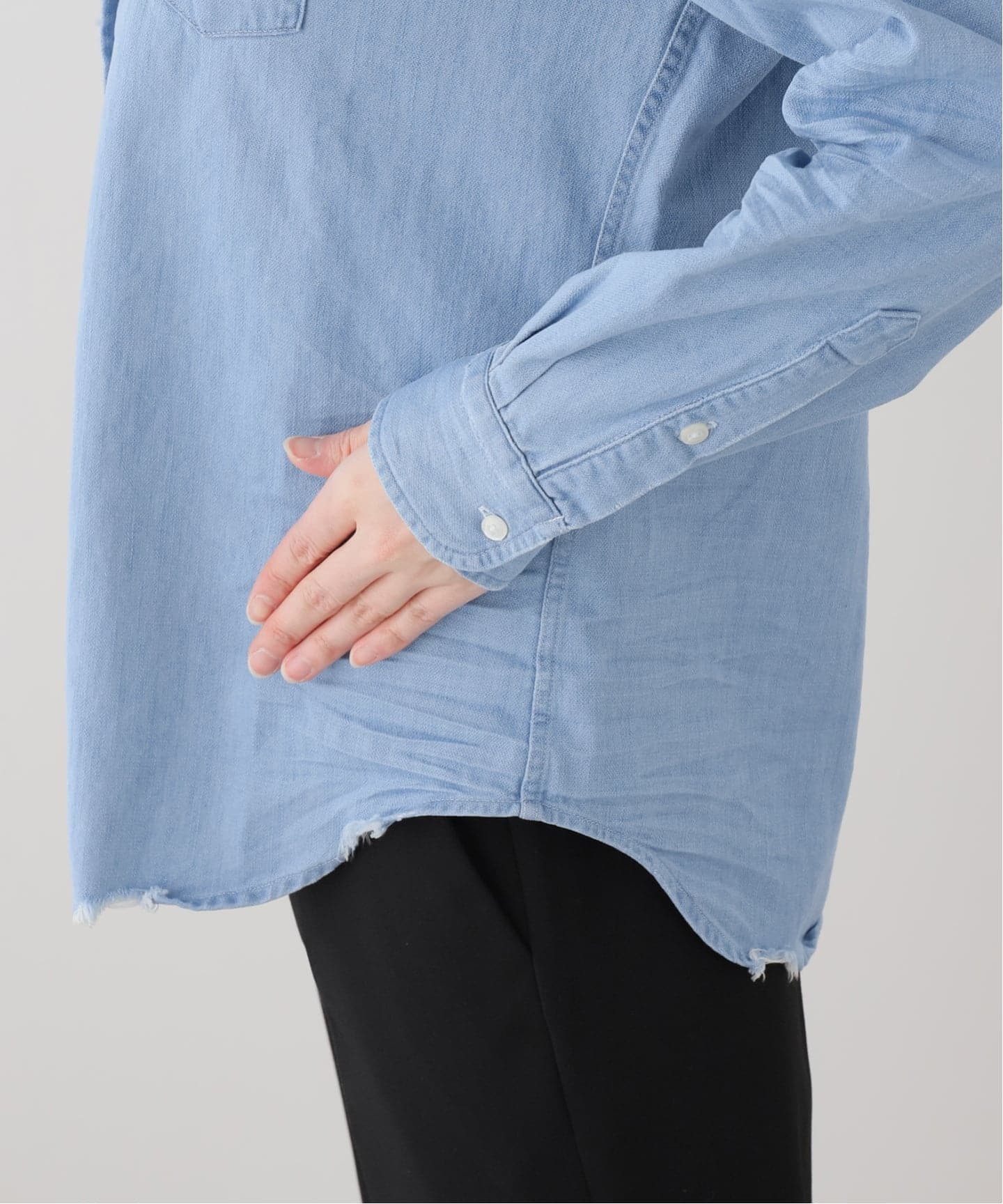 フランクアンドアイリーン シャツ 秋服 ブラウス デニム アイリーン Deuxieme Classe（ドゥーズィエムクラス）の「【FRANK＆EILEEN