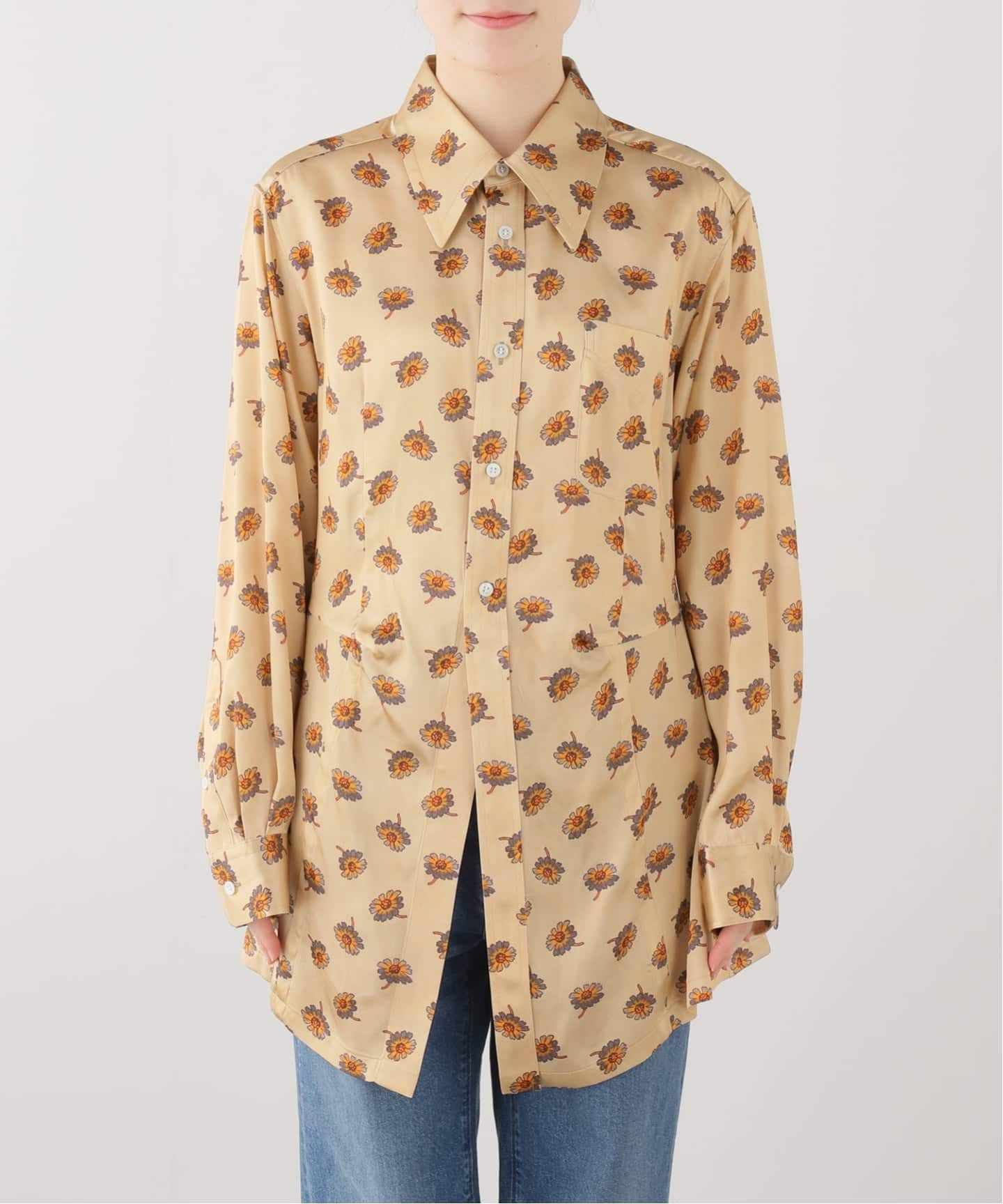 TOGA/トーガ】Flower print shirts シャツ（シャツ／ブラウス