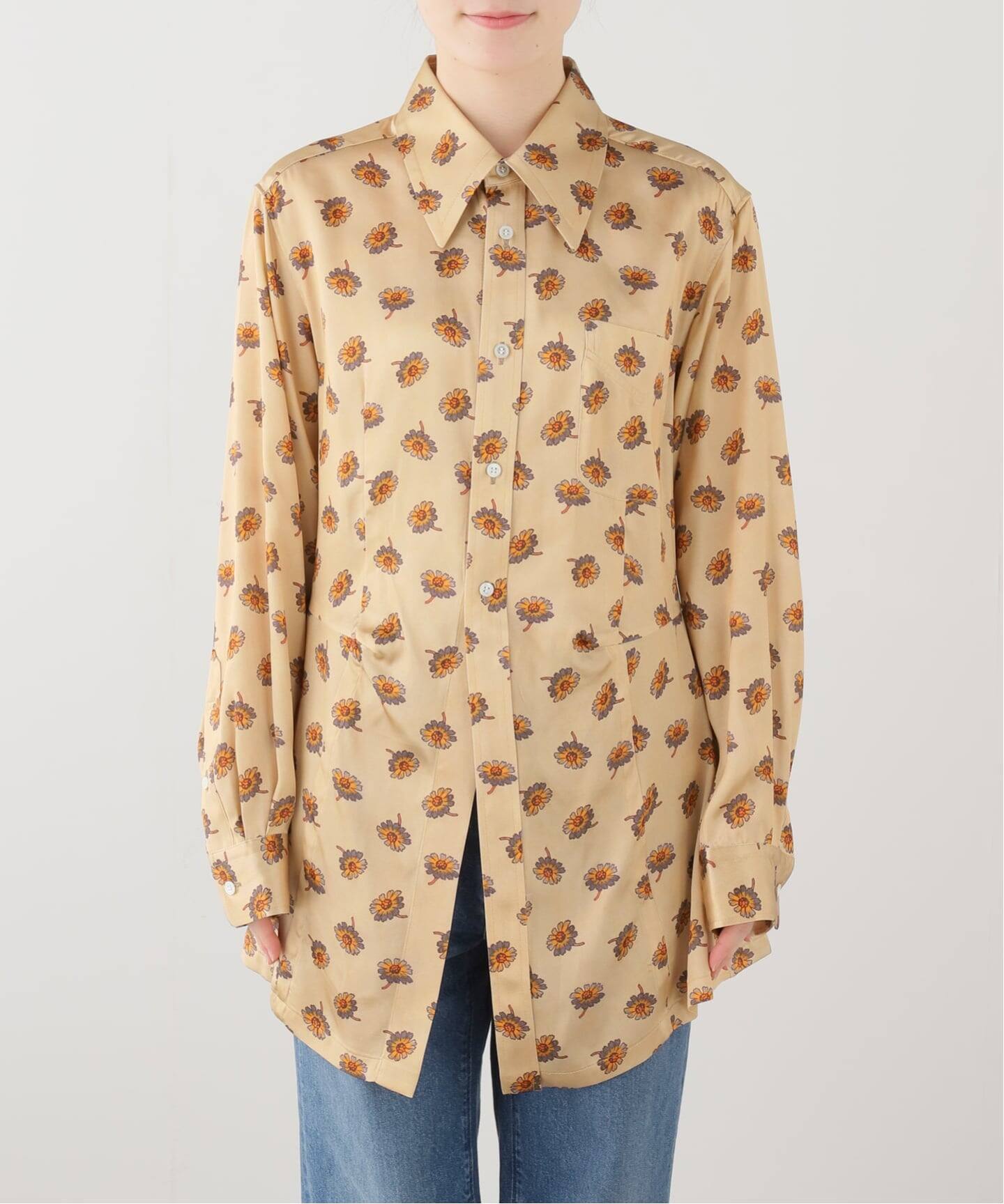 TOGA/トーガ】Flower print shirts シャツ（シャツ／ブラウス 
