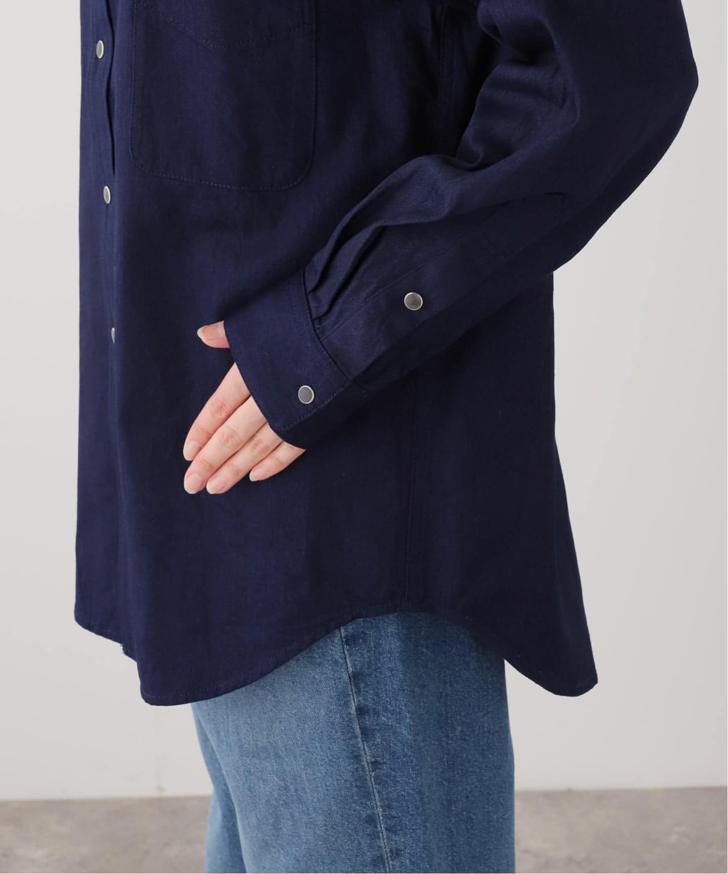 ジャーナルスタンダード　レサージュ デニムシャツ 8oz DENIM ショートシャツ | ジャーナルスタンダード レサージュ