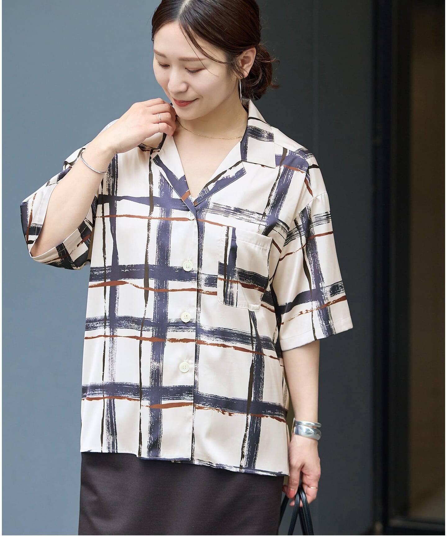 Multi Satin Pt Piping シャツ（シャツ／ブラウス）｜JOURNAL STANDARD 