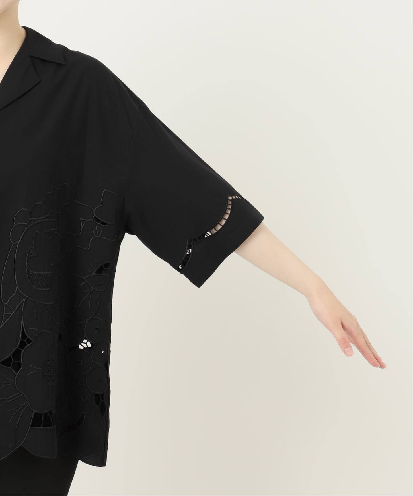 予約》フラワーエンブロイダリースカラップ シャツ（シャツ／ブラウス