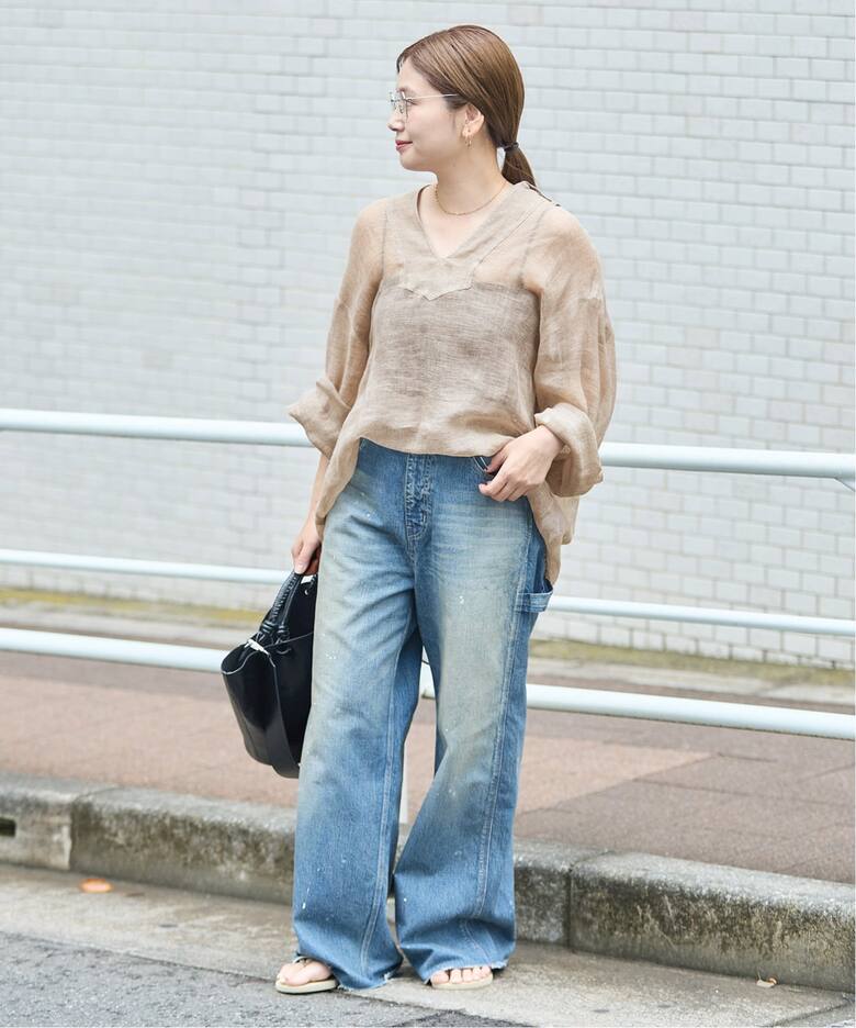 追加》リネンメッシュシャツ（シャツ／ブラウス）｜JOURNAL STANDARD 