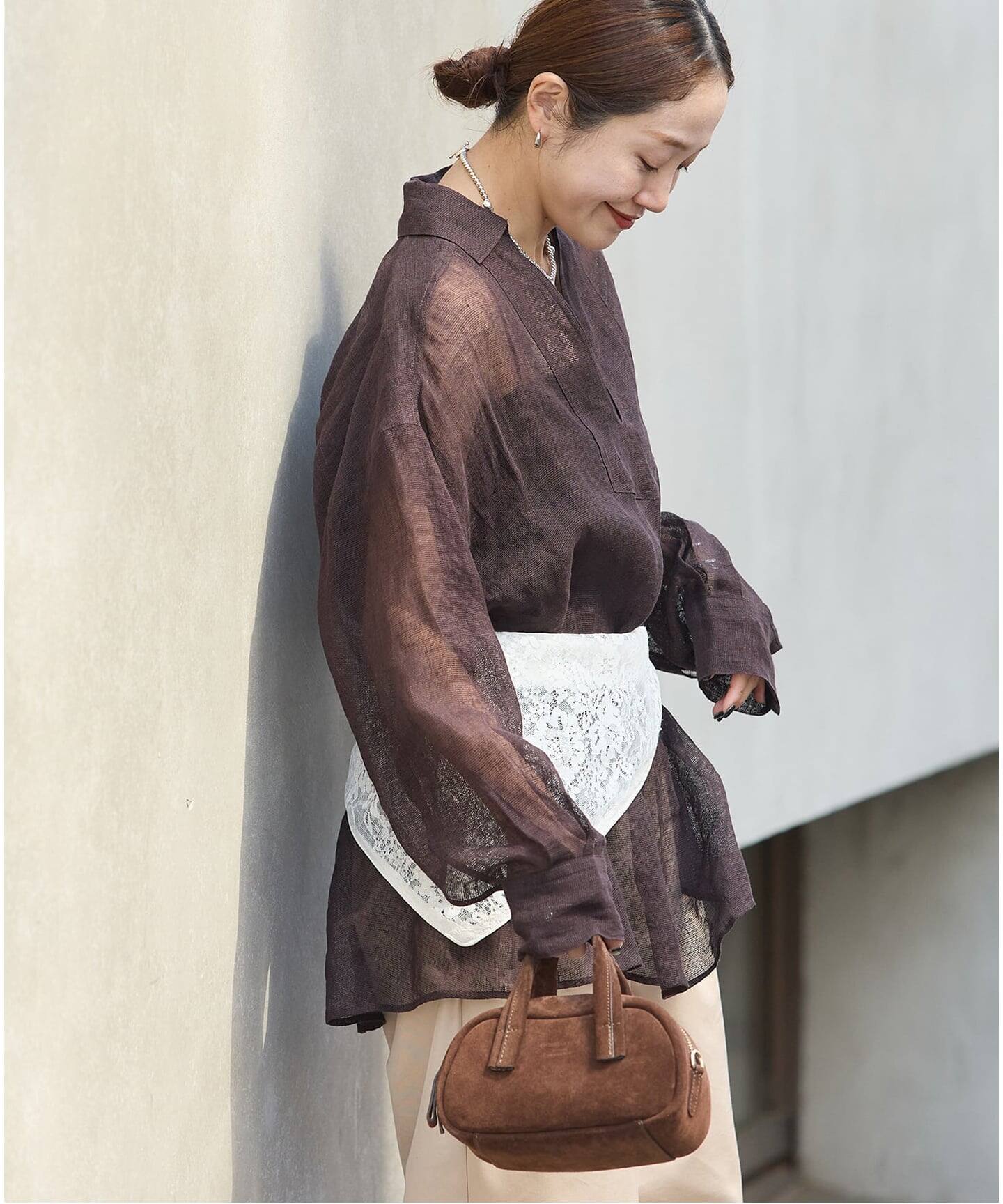 追加》リネンメッシュシャツ（シャツ／ブラウス）｜JOURNAL STANDARD