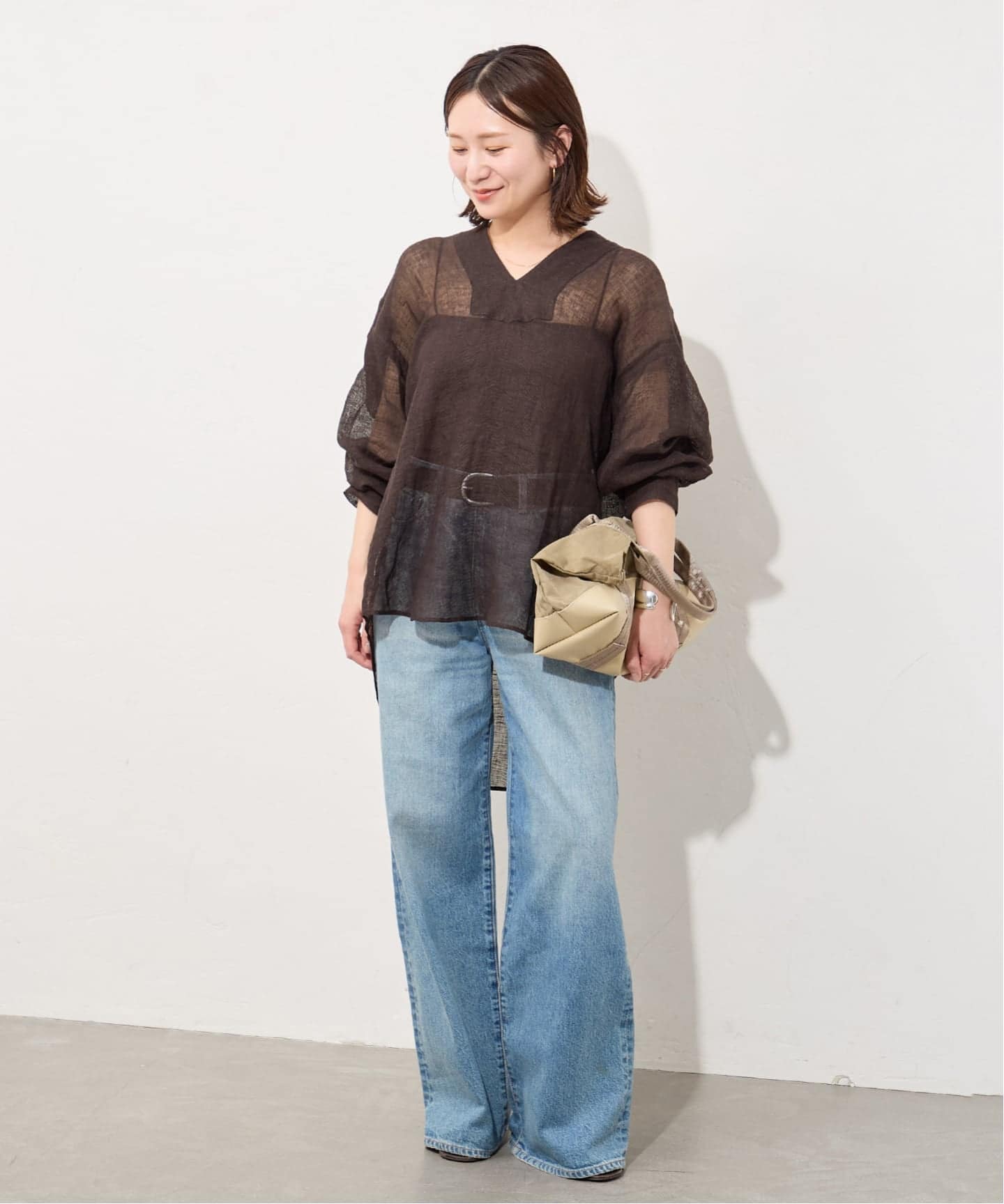 追加》リネンメッシュシャツ（シャツ／ブラウス）｜JOURNAL STANDARD