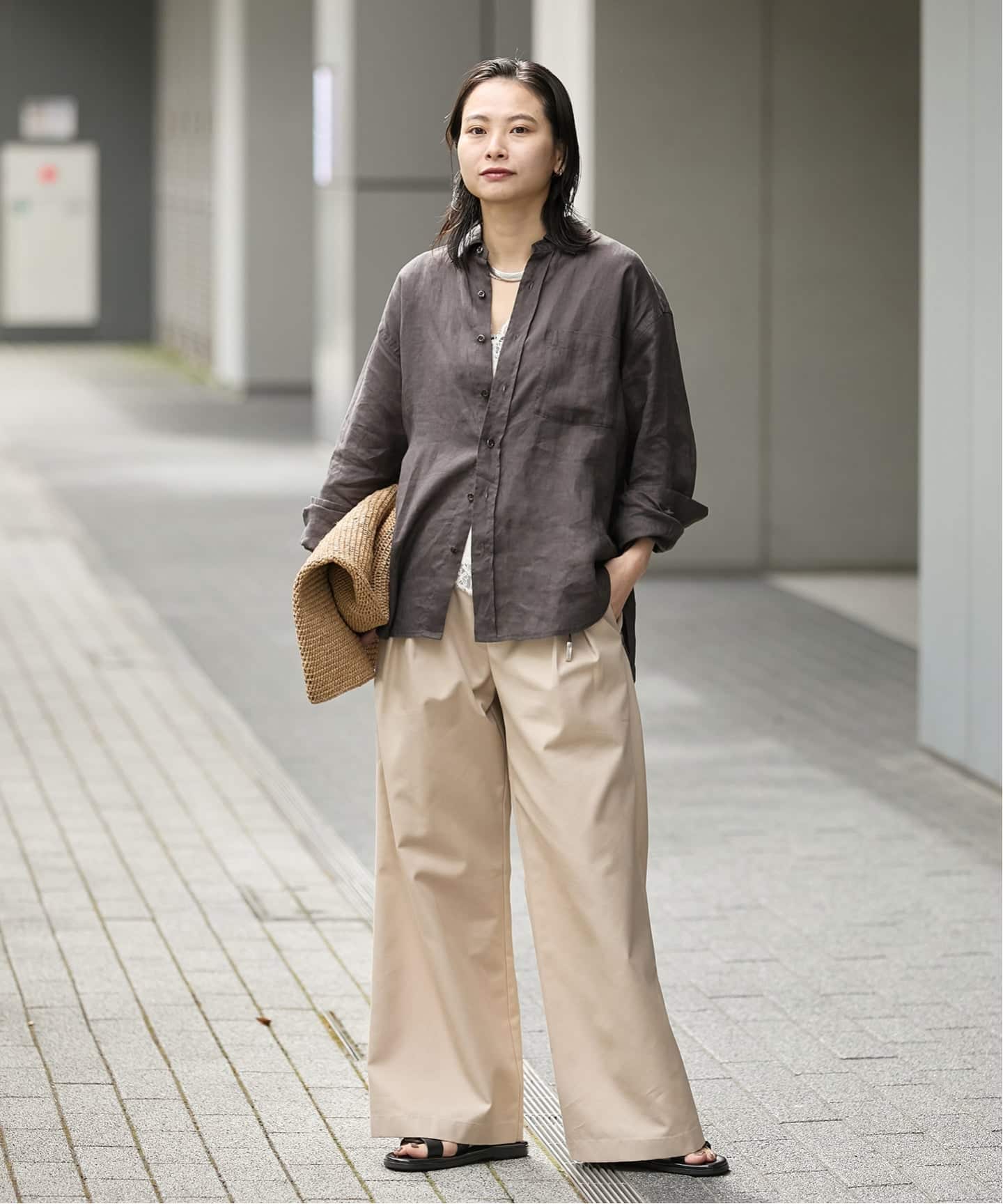 リネンレギュラーカラーシャツ（シャツ／ブラウス）｜JOURNAL STANDARD