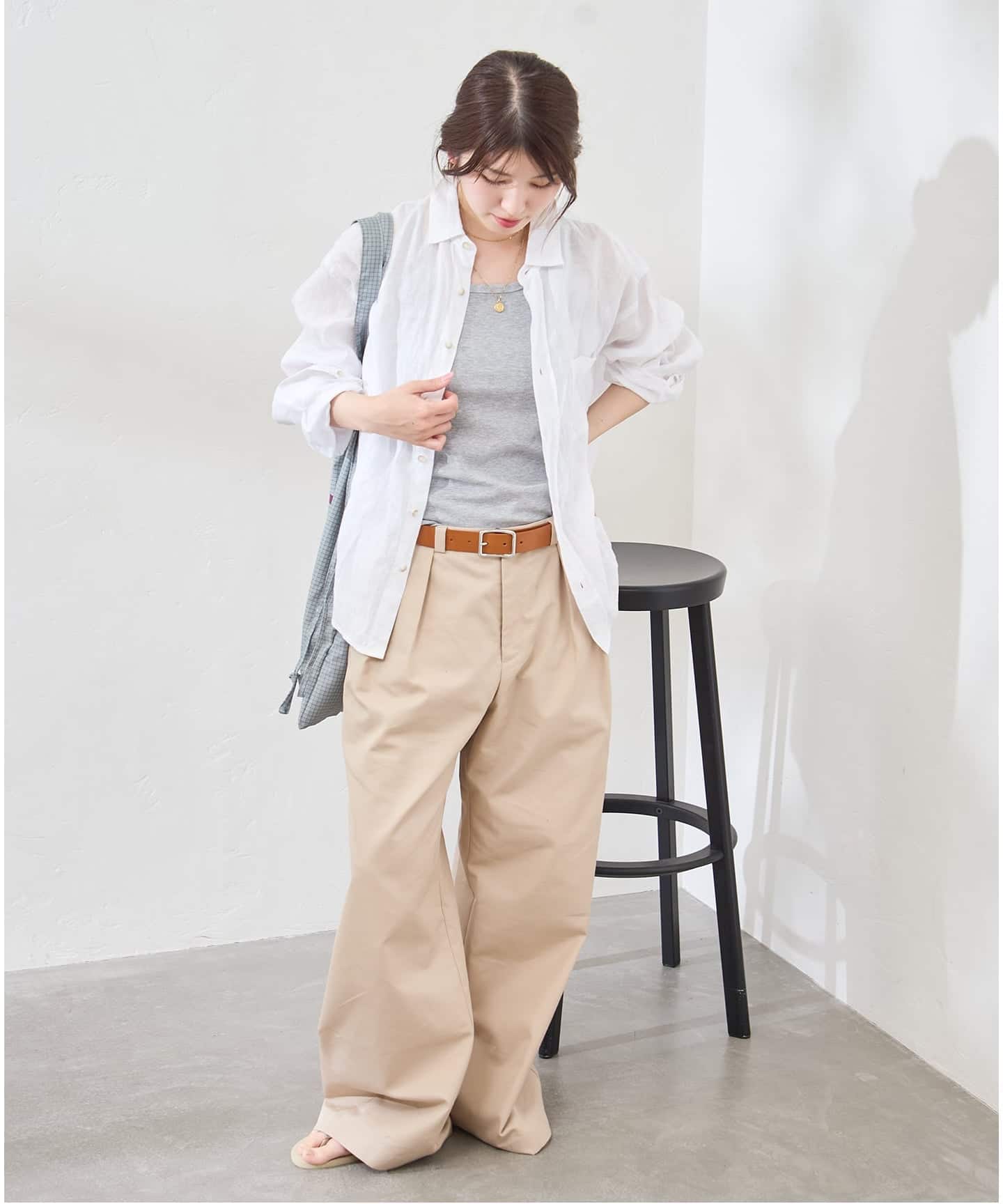 リネンレギュラーカラーシャツ（シャツ／ブラウス）｜JOURNAL STANDARD