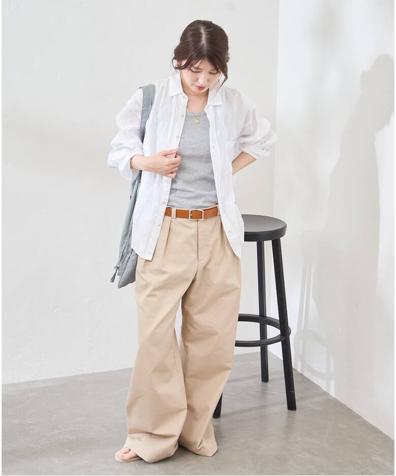 リネンレギュラーカラーシャツ（シャツ／ブラウス）｜JOURNAL STANDARD 