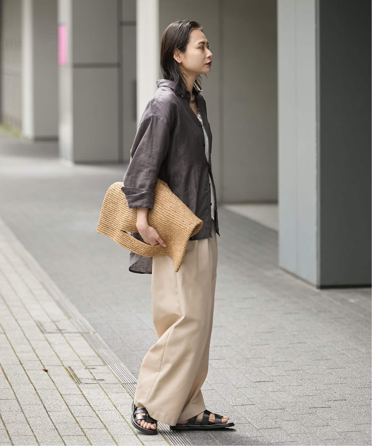 リネンレギュラーカラーシャツ（シャツ／ブラウス）｜JOURNAL STANDARD