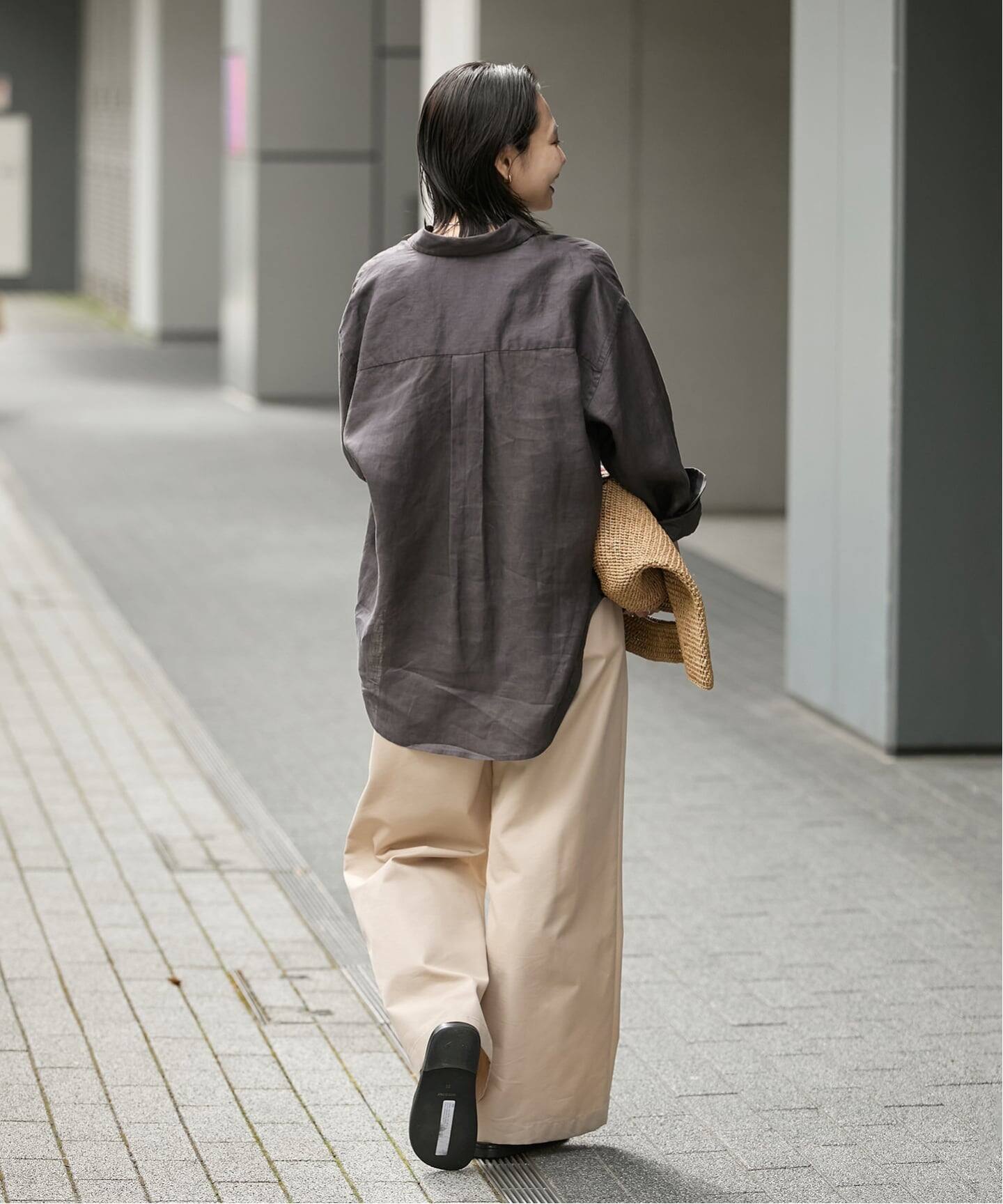 リネンレギュラーカラーシャツ（シャツ／ブラウス）｜JOURNAL STANDARD 