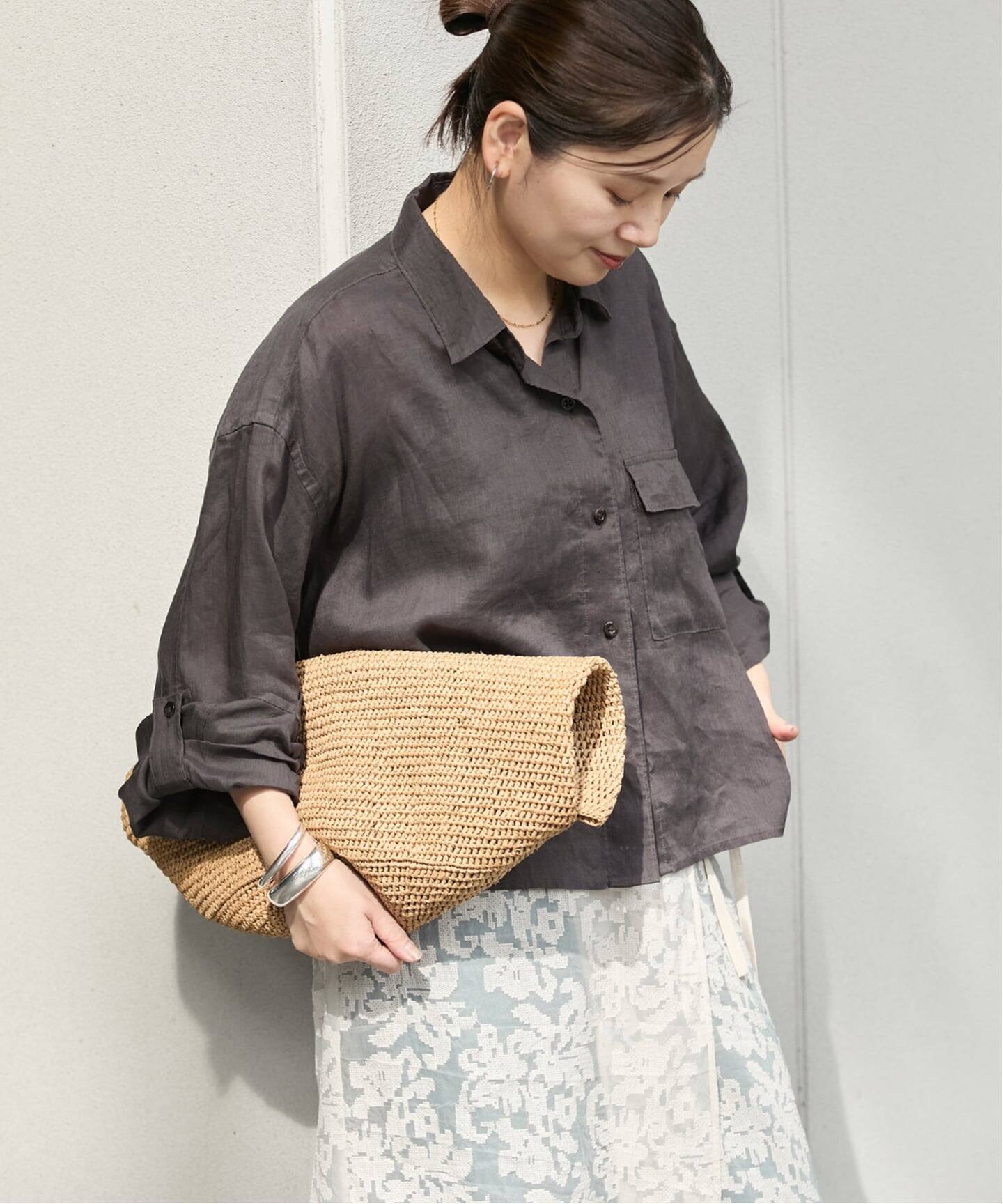 リネンレギュラーロールアップシャツ（シャツ／ブラウス）｜JOURNAL