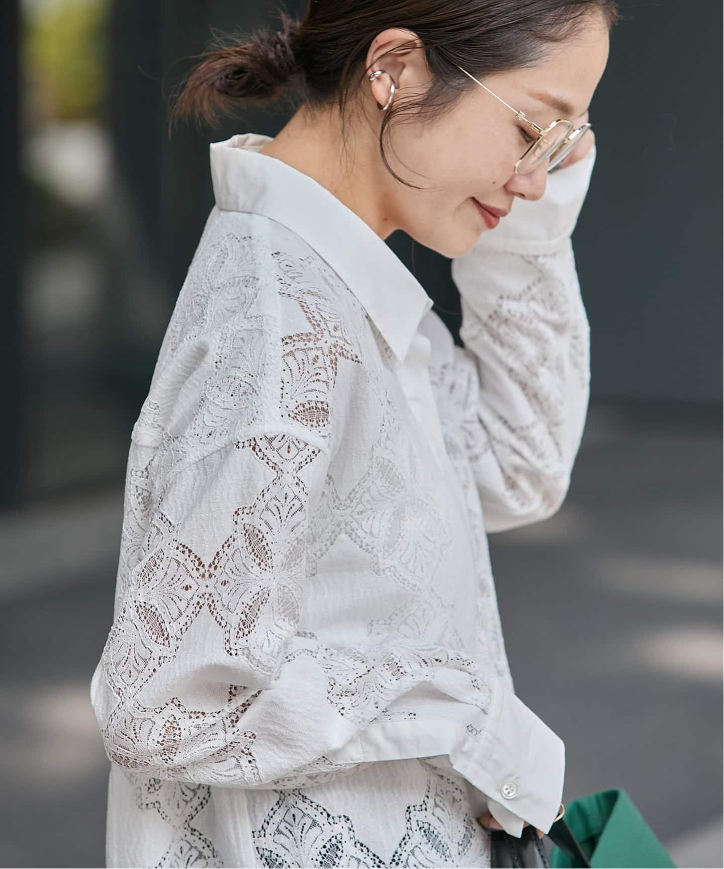 コードレースシャツ（シャツ／ブラウス）｜JOURNAL STANDARD