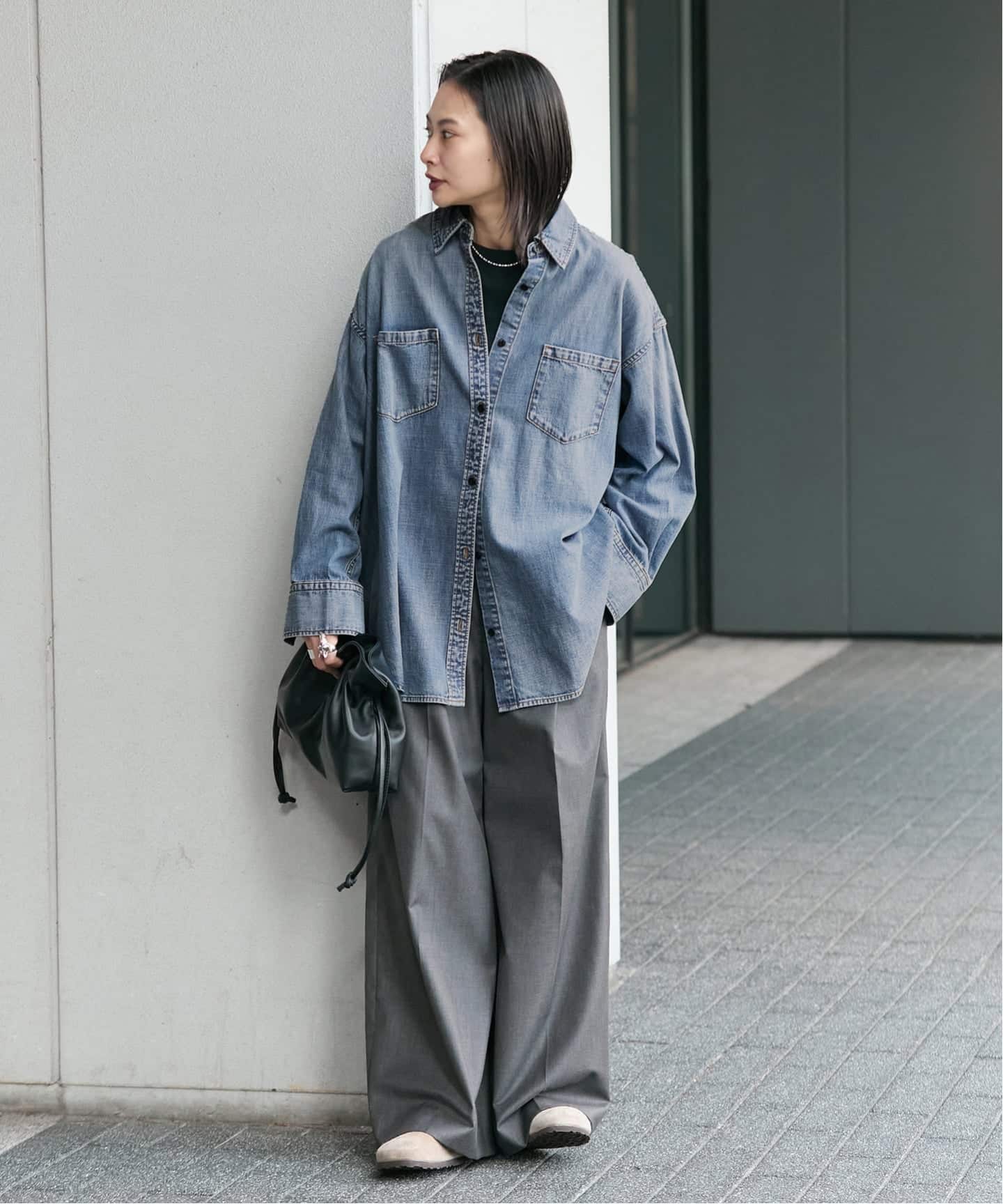 美品✨大人気✨JOURNAL STANDARD ライトオンスデニムシャツ 追加》ライトオンスデニムシャツ（シャツ／ブラウス）｜JOURNAL