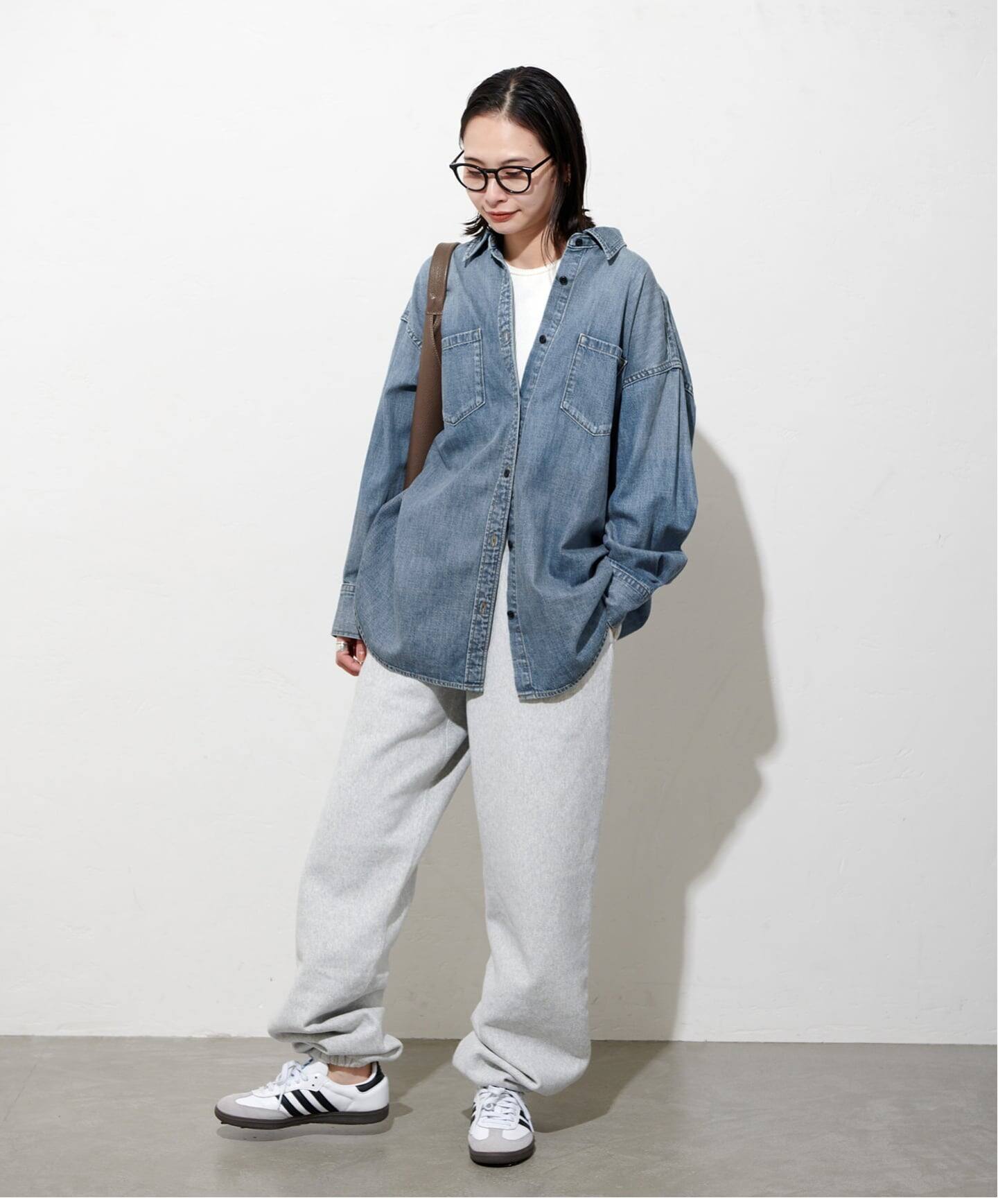 ライトオンスデニムシャツ　JOURNAL STANDARD 追加2》ライトオンスデニムシャツ（シャツ/ブラウス）｜JOURNAL