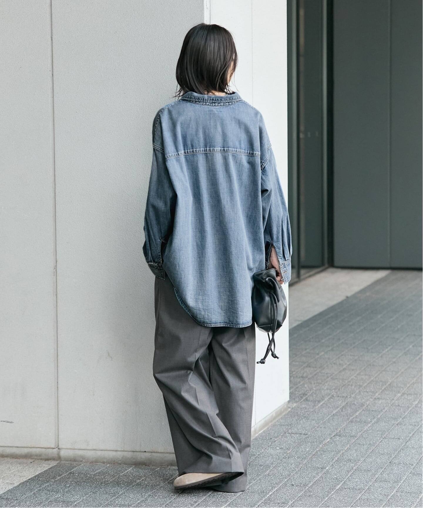 美品❤︎24AW JOURNAL STANDARD ライトオンスデニムシャツ F 追加2》ライトオンスデニムシャツ（シャツ／ブラウス）｜JOURNAL