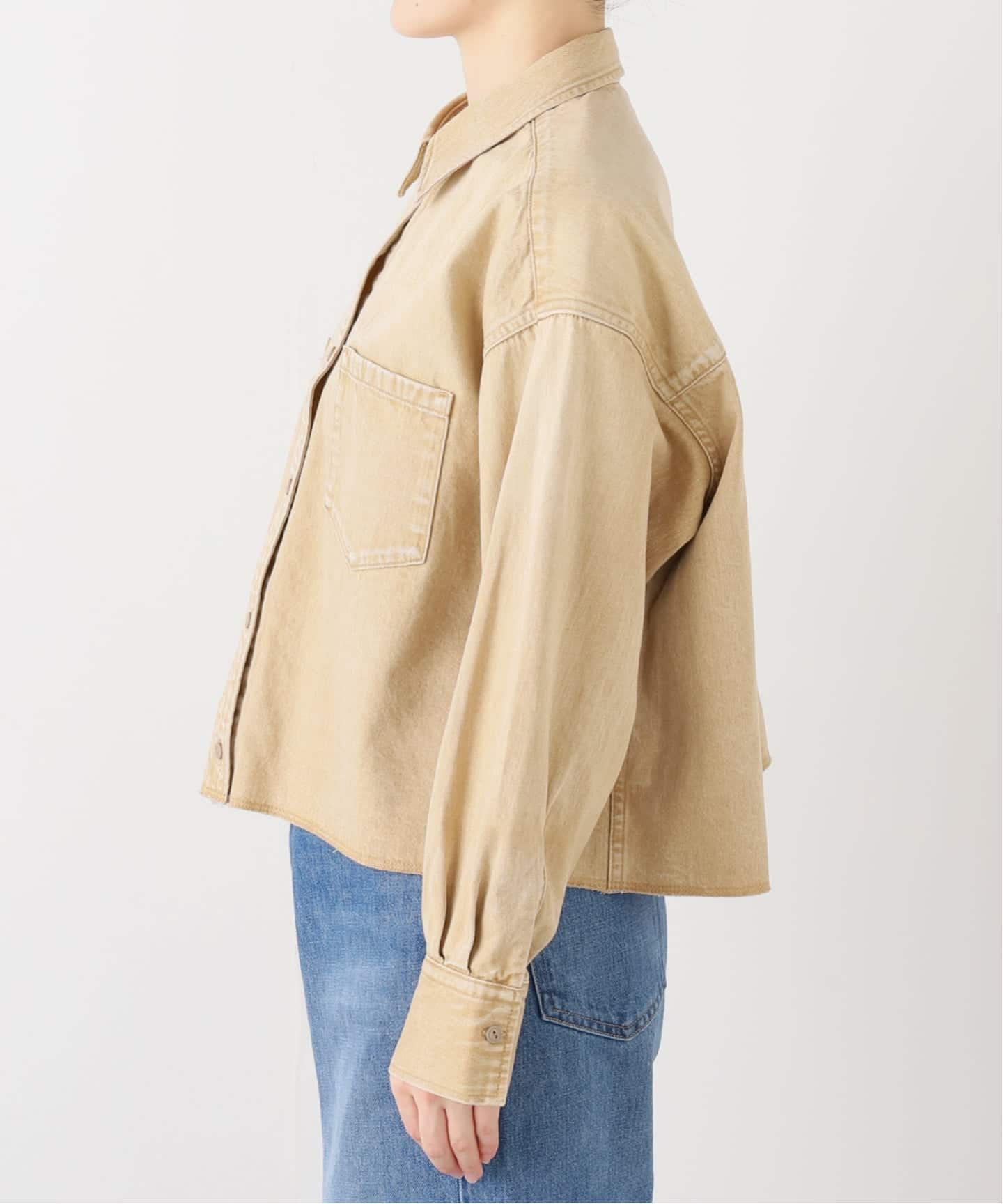 ライトオンスデニムクロップドシャツ（シャツ／ブラウス）｜JOURNAL