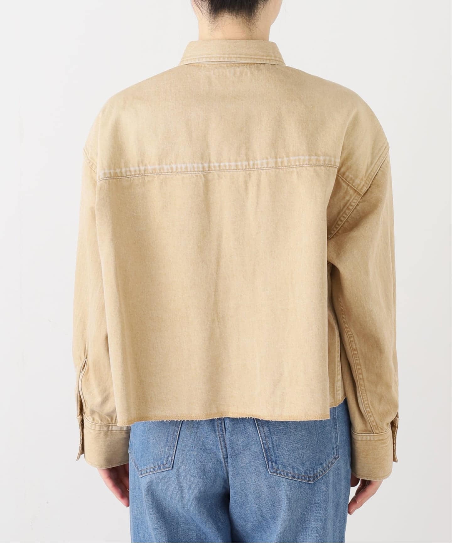 ライトオンスデニムクロップドシャツ（シャツ／ブラウス）｜JOURNAL