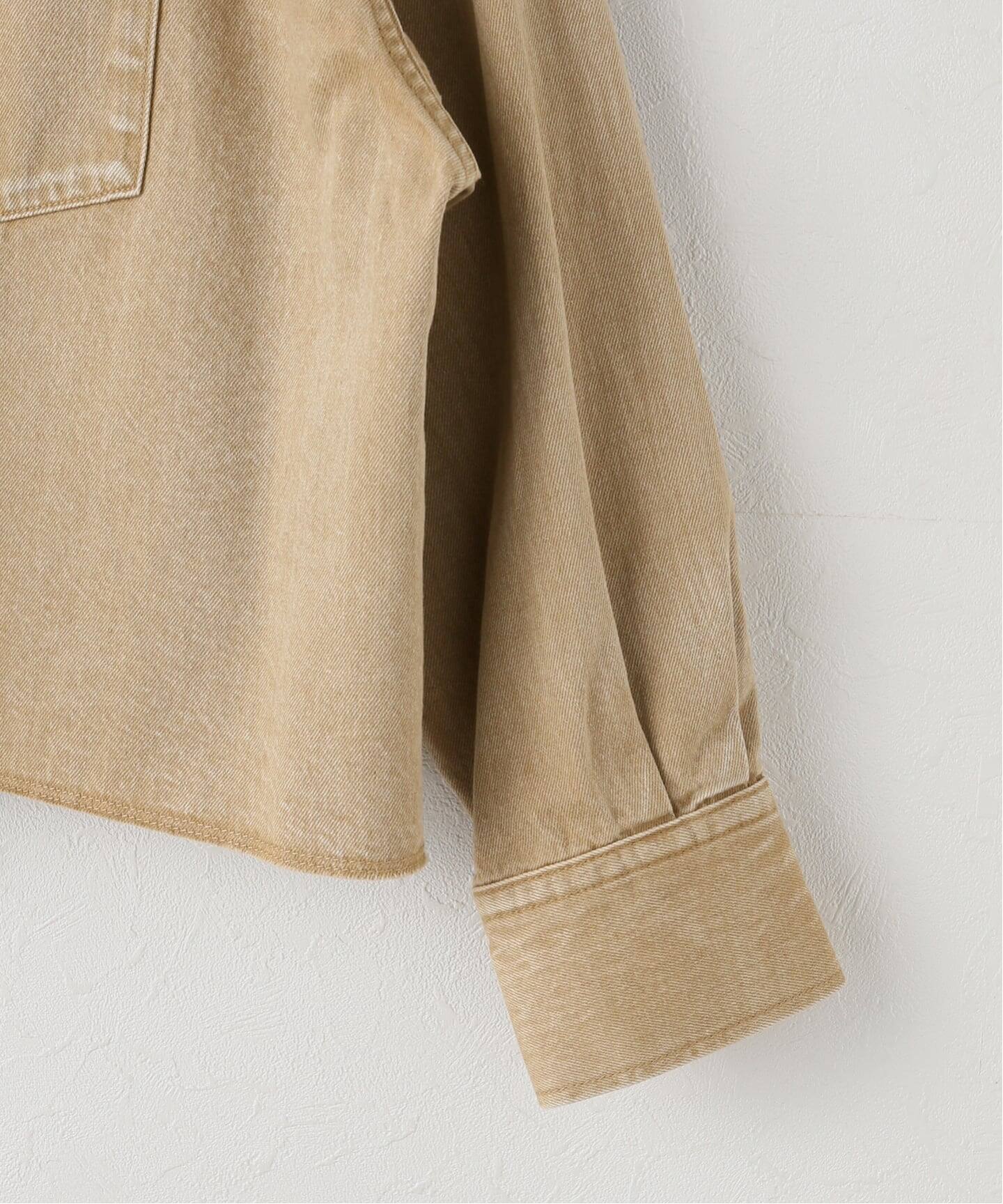 追加2》ライトオンスデニムクロップドシャツ（シャツ／ブラウス