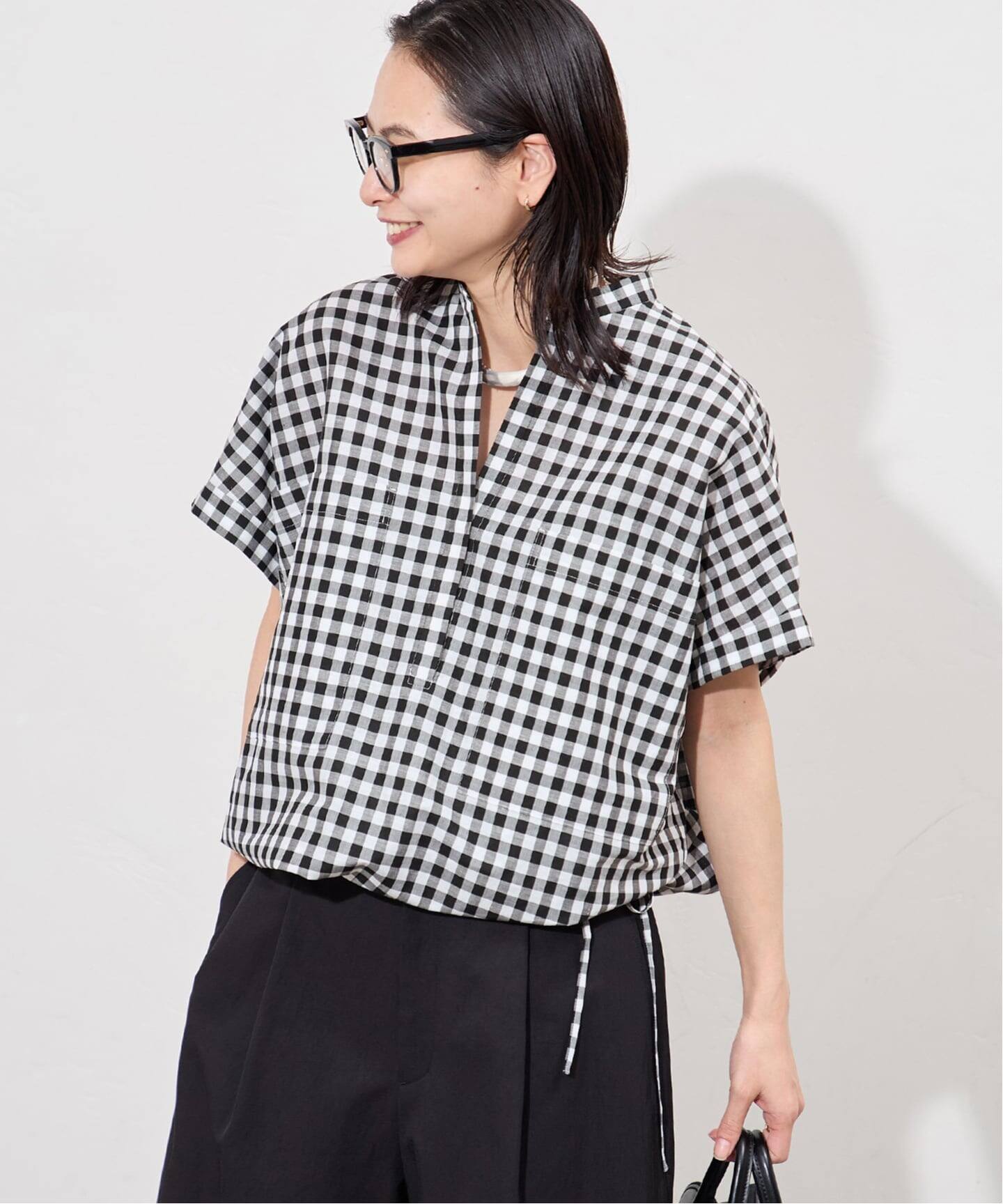 美品 ジャーナル ハードマンズリネンコットンフレンチスリーブスキッパーシャツ 追加予約2》ハードマンズリネンコットンフレンチスリーブスキッパー