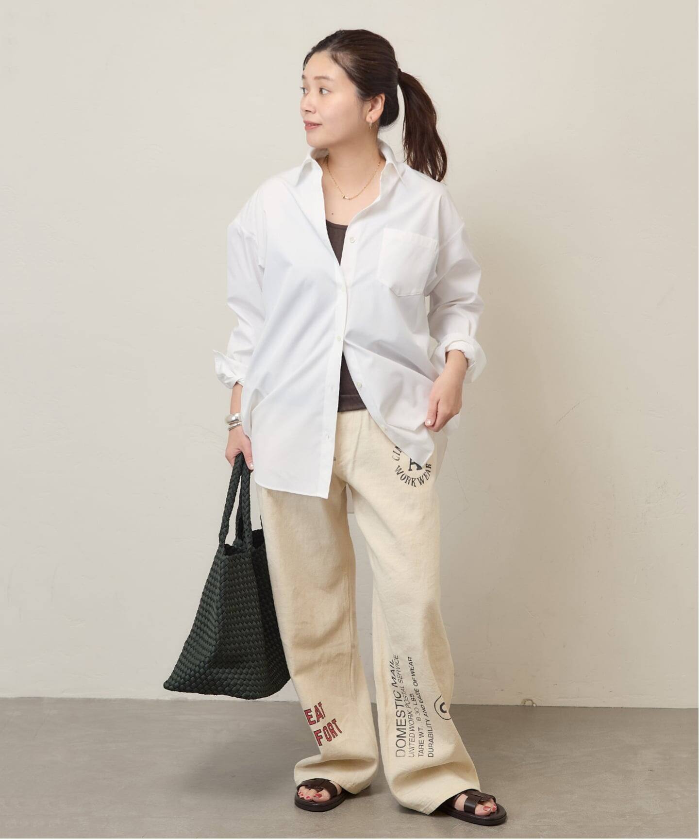 ハイカウントコットンベーシックシャツ（シャツ／ブラウス）｜JOURNAL 
