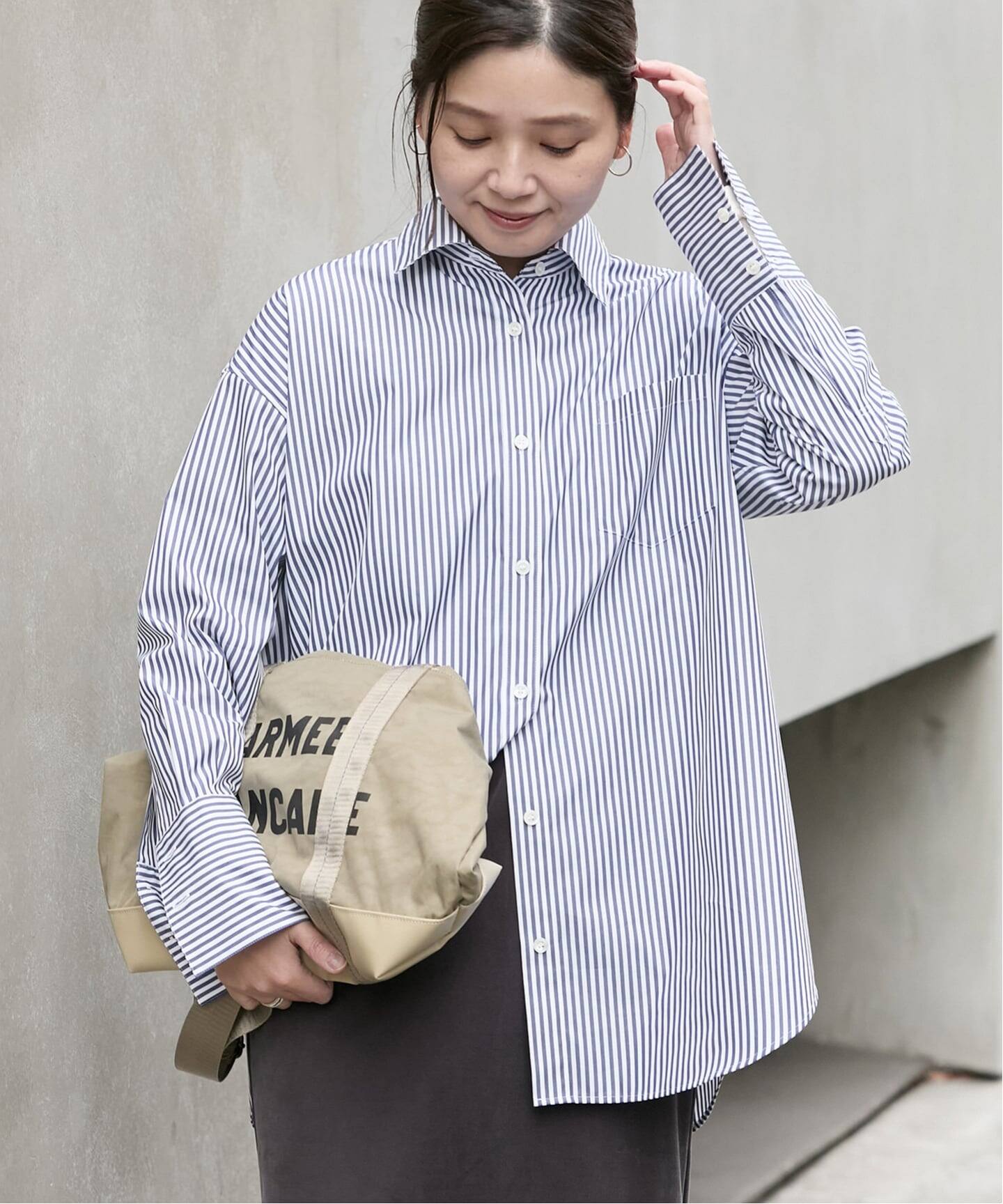 ハイカウントコットンベーシックシャツ（シャツ／ブラウス）｜JOURNAL 