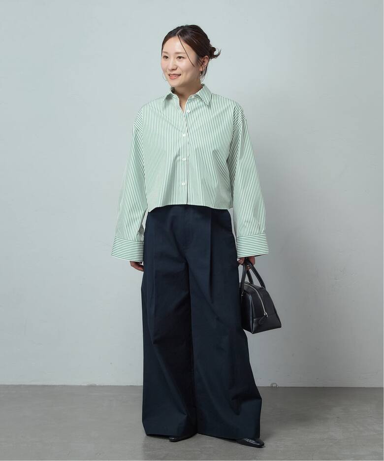 ハイカウントコットンクロップドシャツ（シャツ／ブラウス）｜JOURNAL 